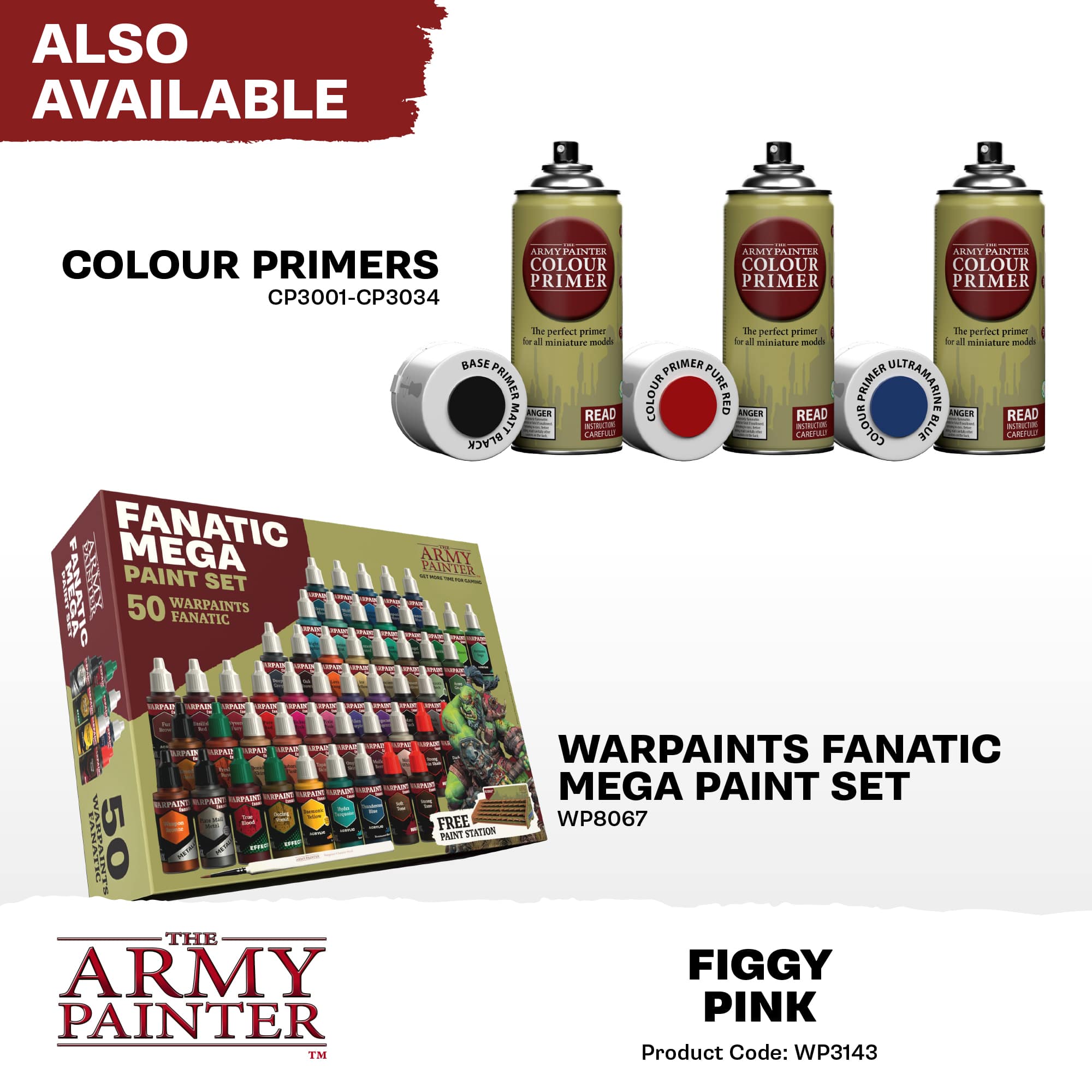 Army Painter Warpaints Fanatic: Figgy Pink (6)