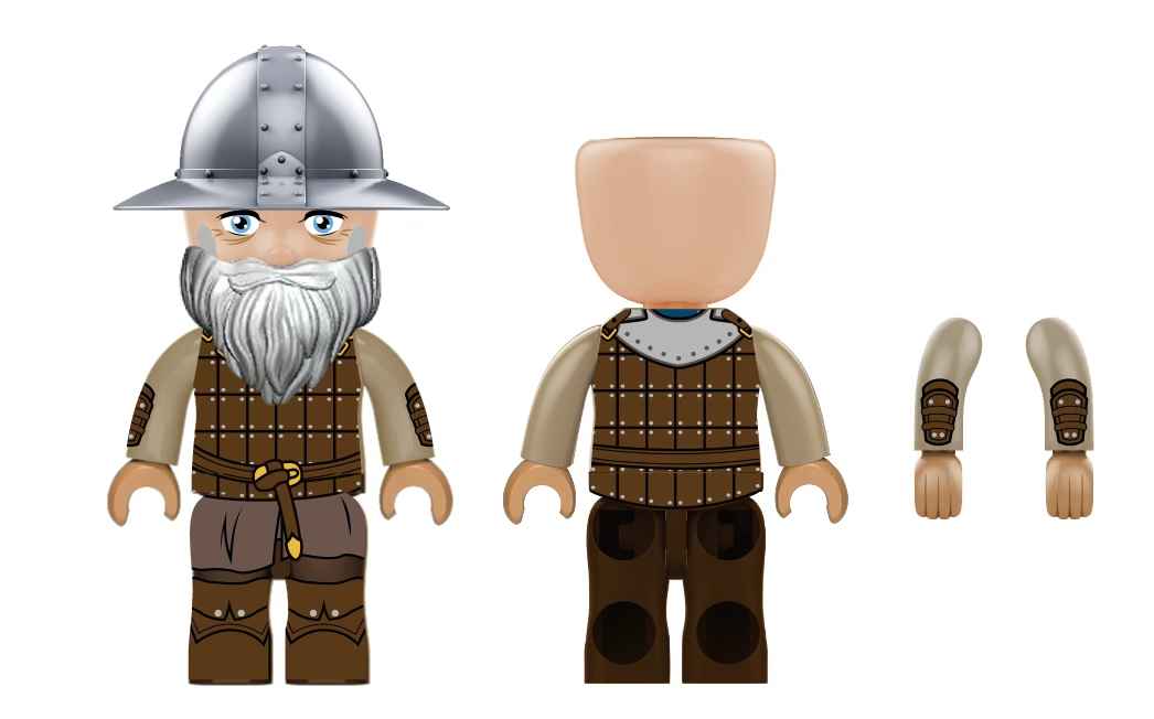 Herocraft KIDDIZ Figuren-Pack: Ritter