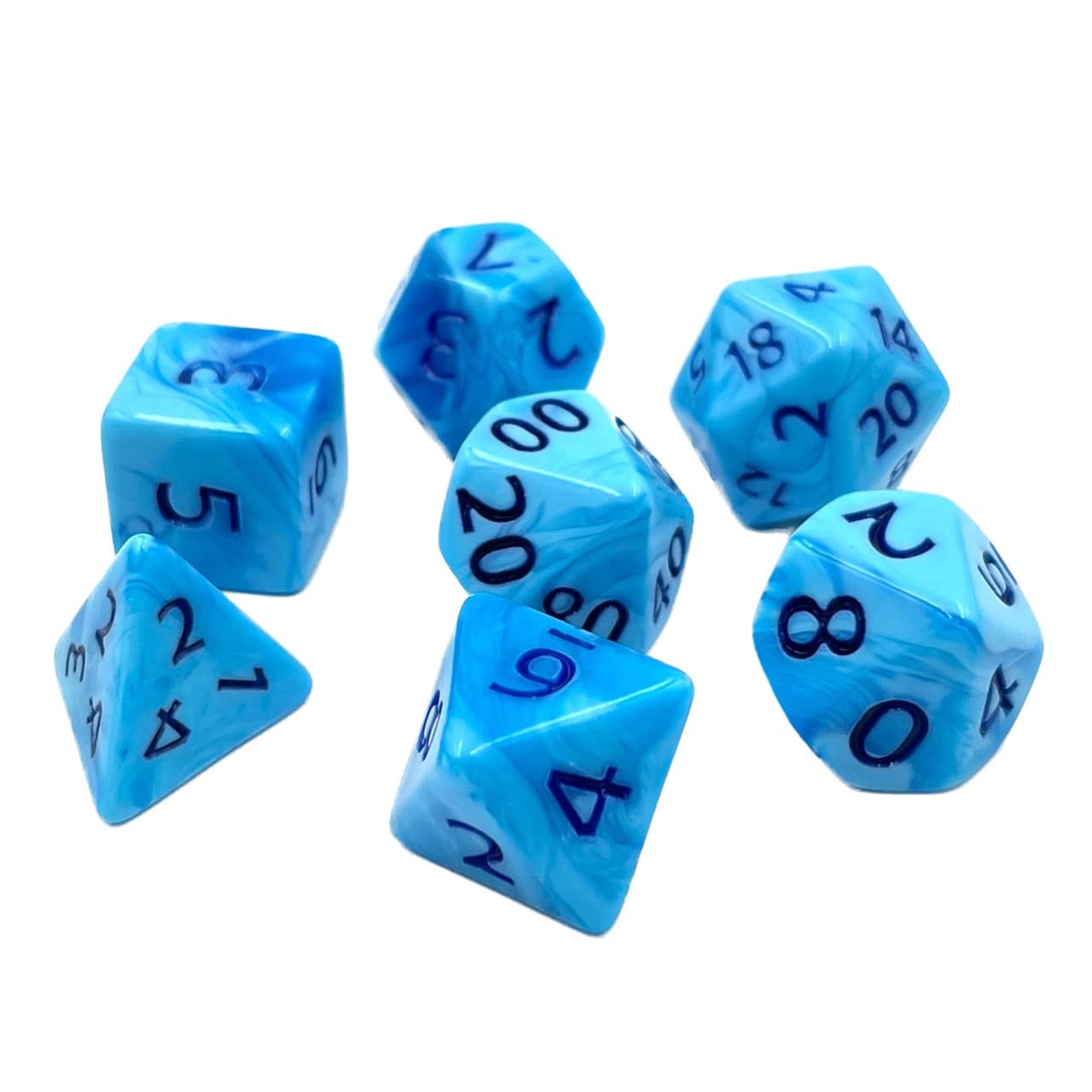 Würfelset: Blueberry Gum (7)