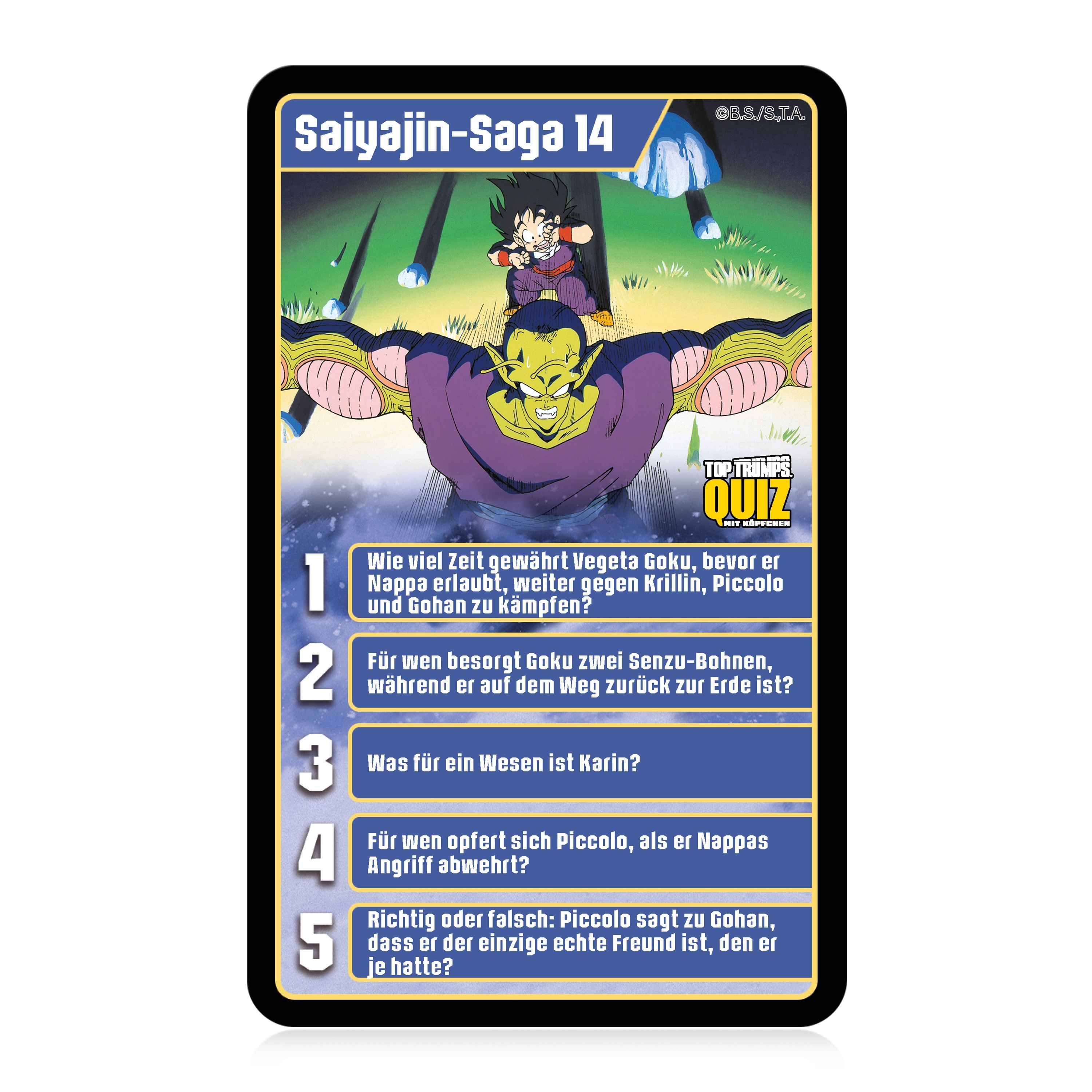 Top Trumps Quiz – Dragon Ball Z