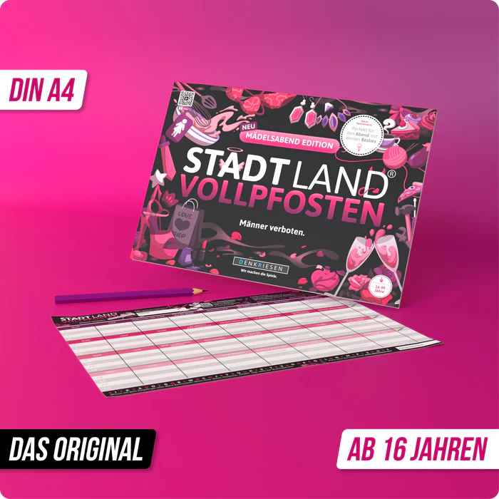 STADT LAND VOLLPFOSTEN – MÄDELSABEND EDITION - Männer verboten - A4