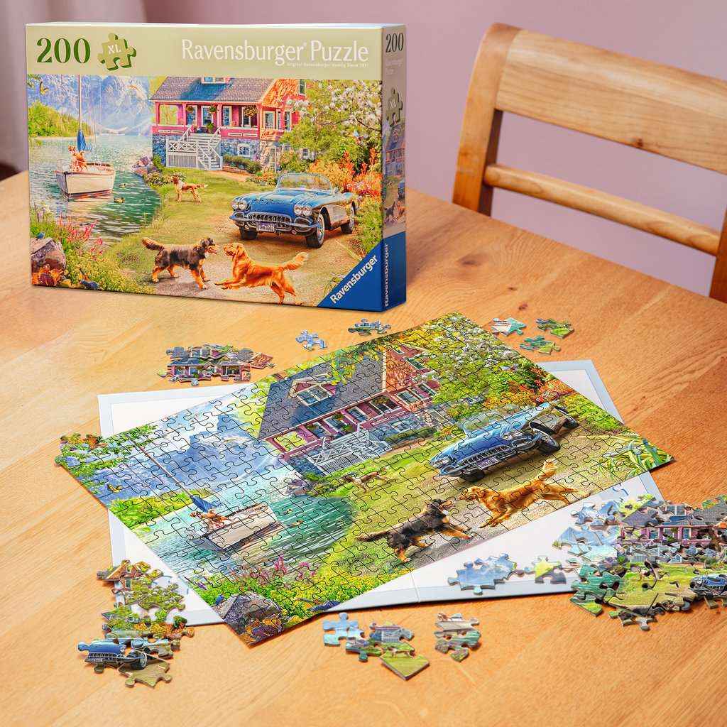 Puzzle: Sommerhaus am See (200 XL Teile)
