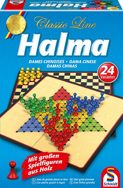 Classic Line: Halma mit großen Spielfiguren