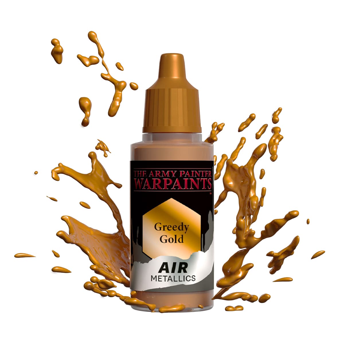 Army Painter Paint Metallics: Air Greedy Gold (6)