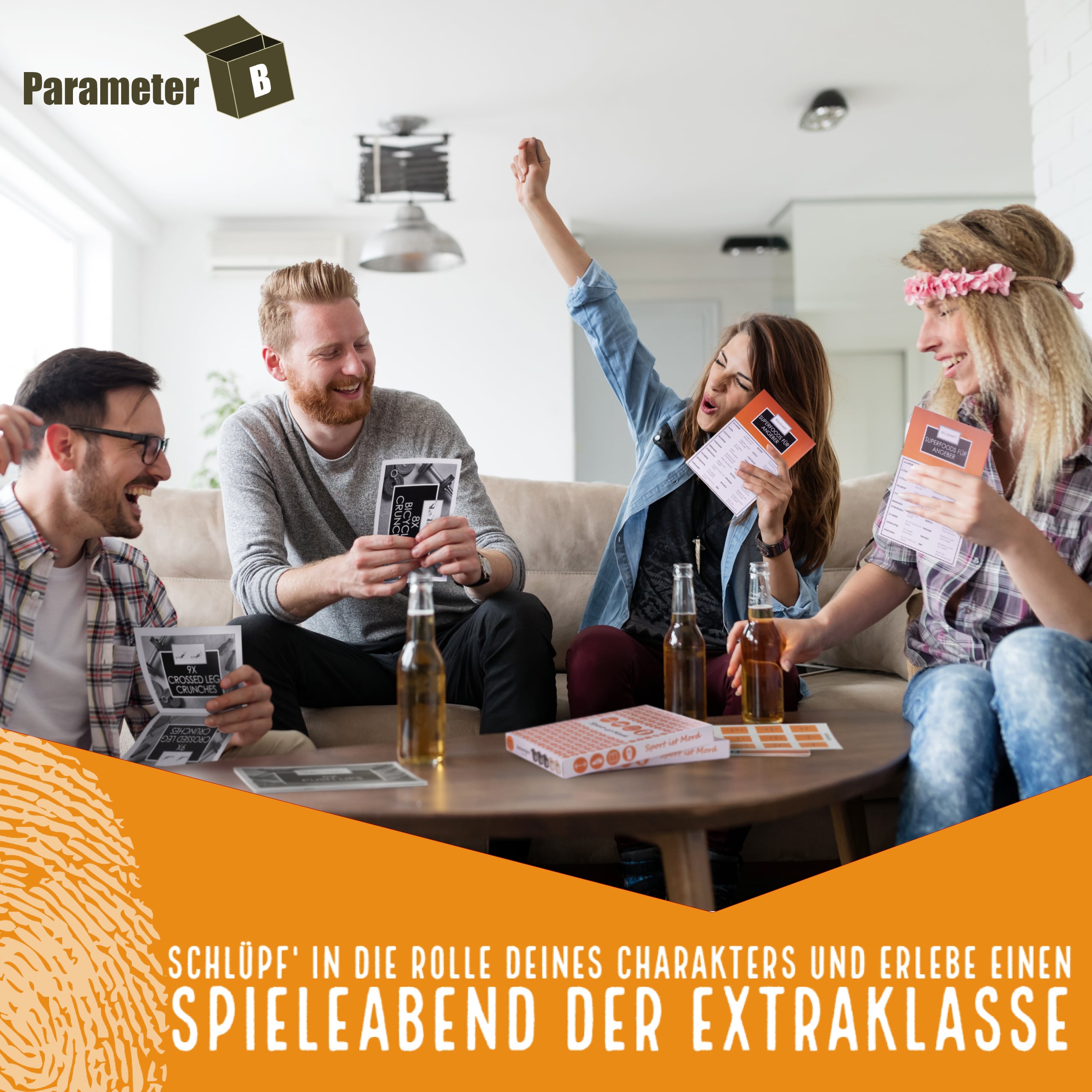 Sport ist Mord – Krimi-Dinner Spiel für 4 Personen