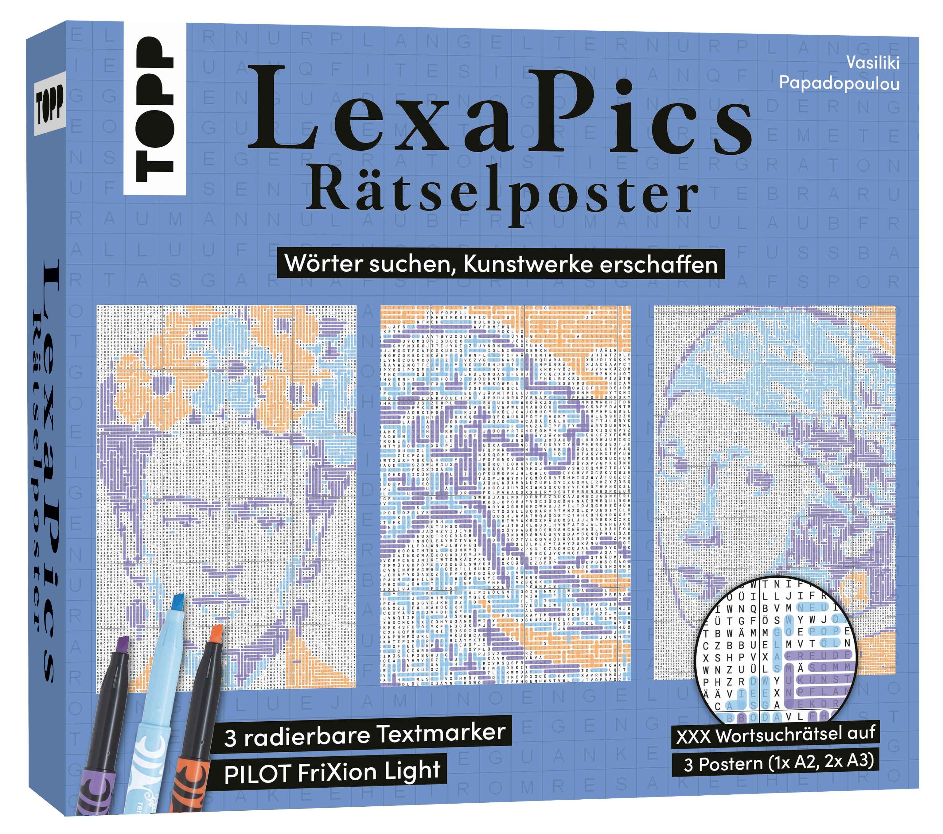 Rätsel-Set LexaPics – Wörter suchen, Kunstwerke erschaffen