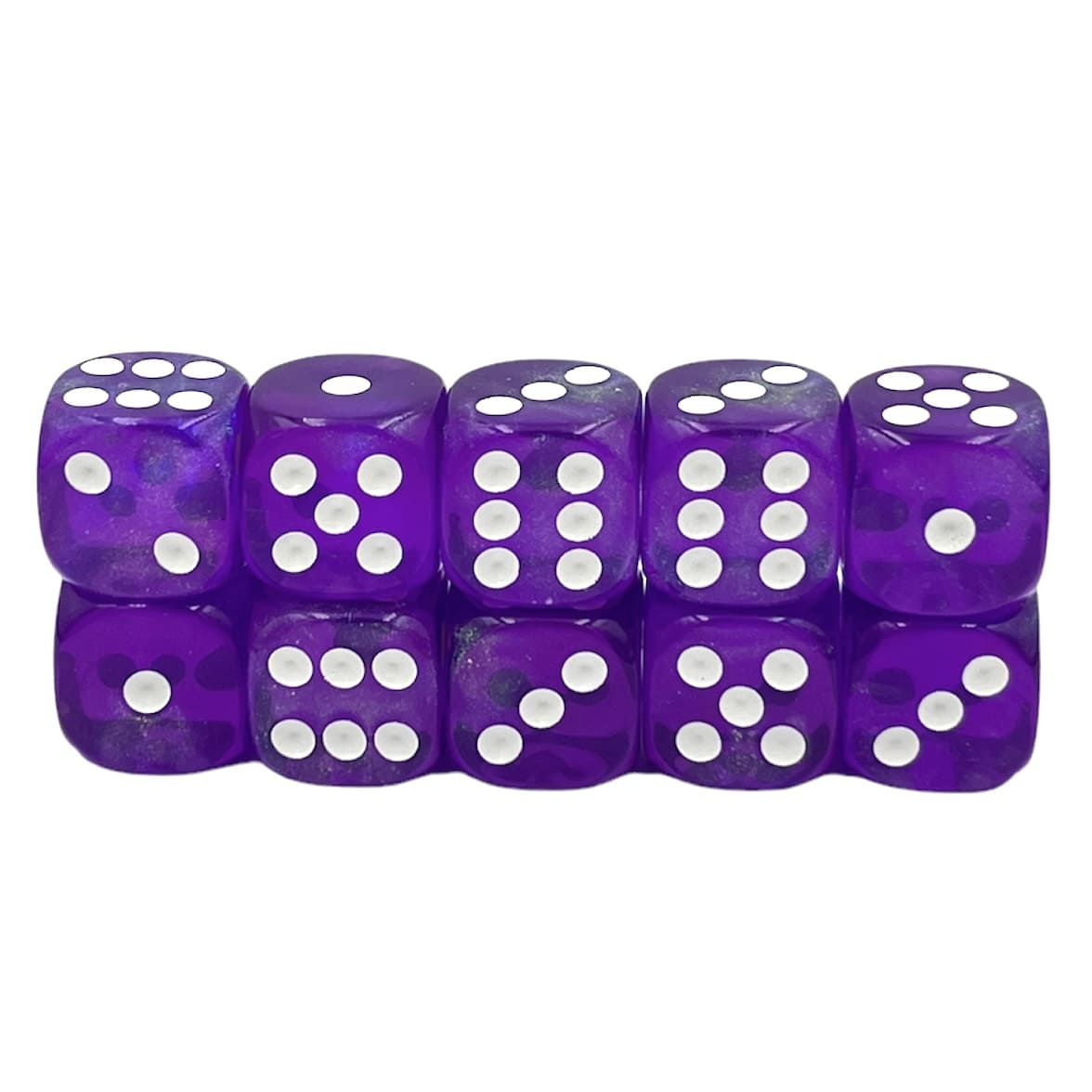 Würfelset D6 Galaxy: Purple Borealis (12)