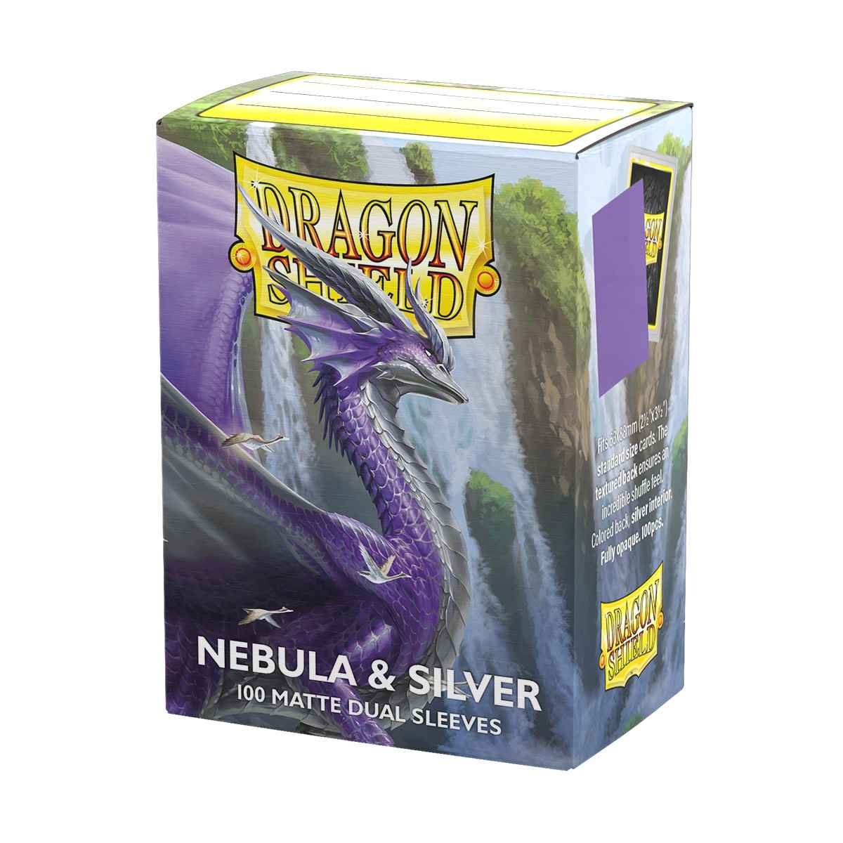Dragon Shield: Matte – Dual Nebula & Silver(100)