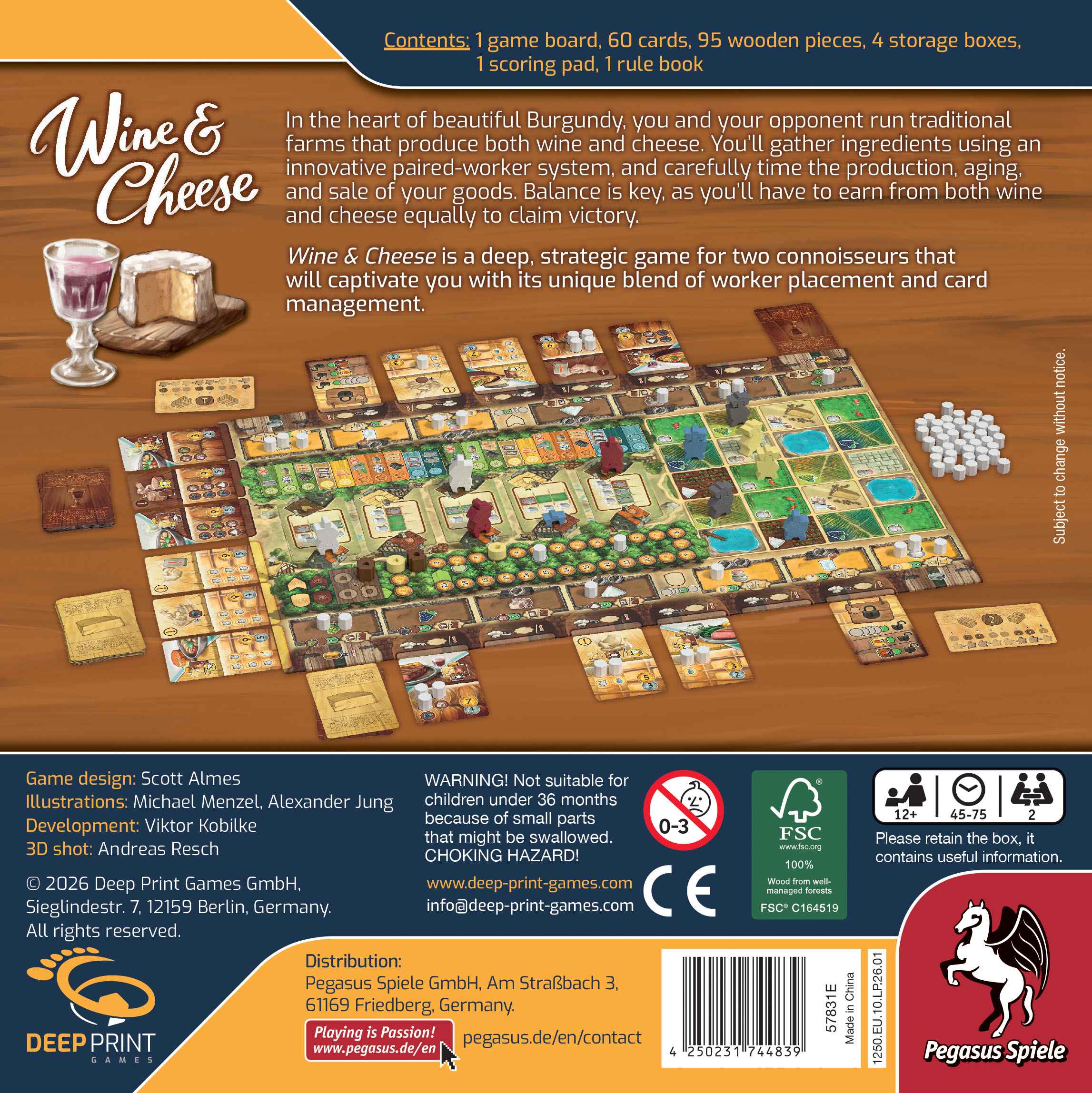 Wine & Cheese (Deep Print Games) (English Edition)