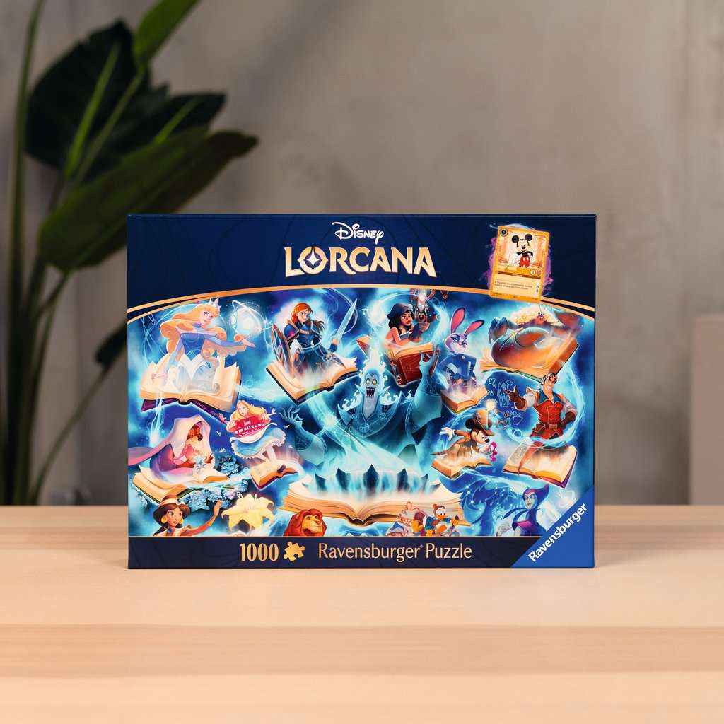 Puzzle: Disney Lorcana – Glimmers of the Realm: Sapphire (1000 Teile)