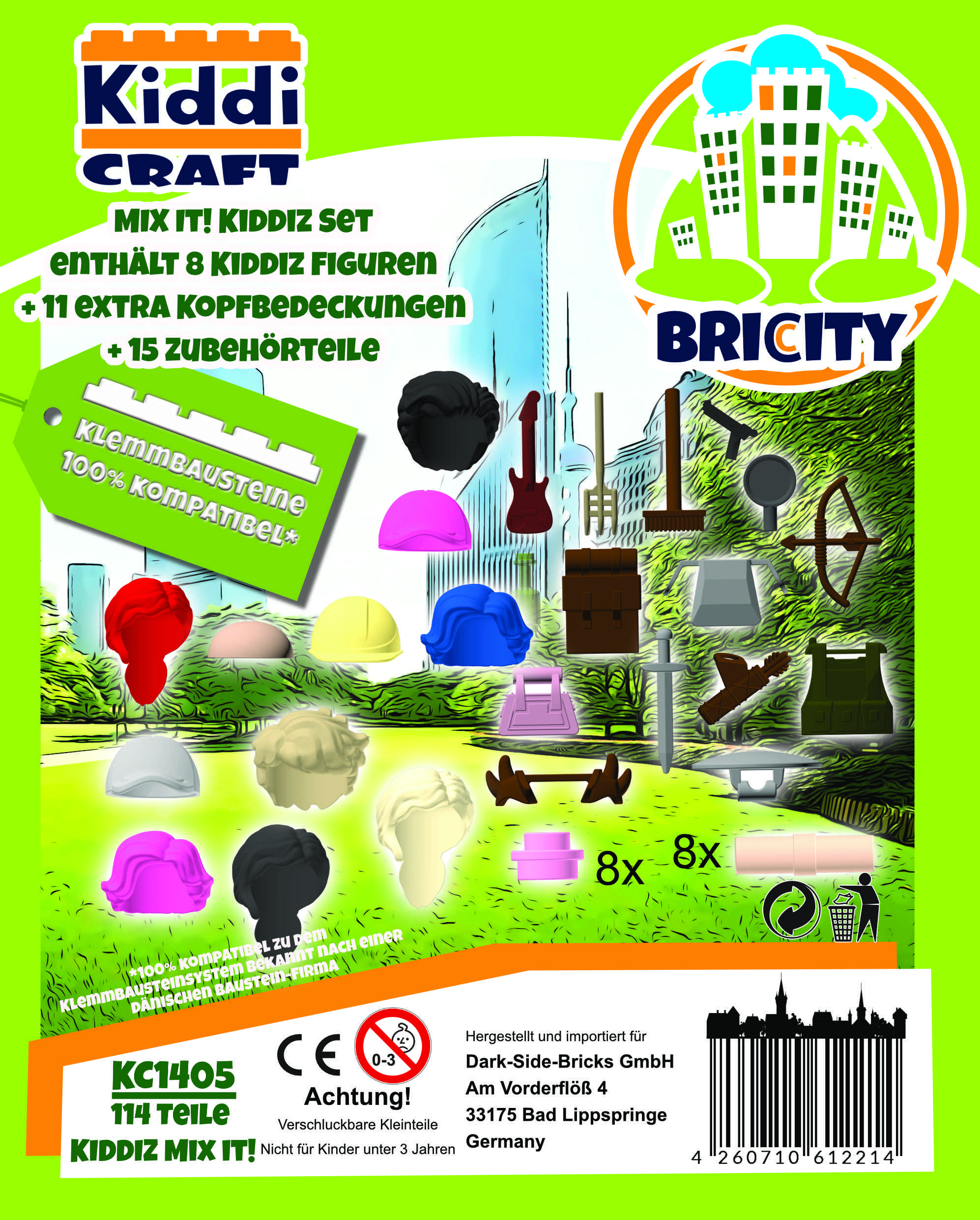 Bricity KIDDIZ Figuren-Pack Mix it!