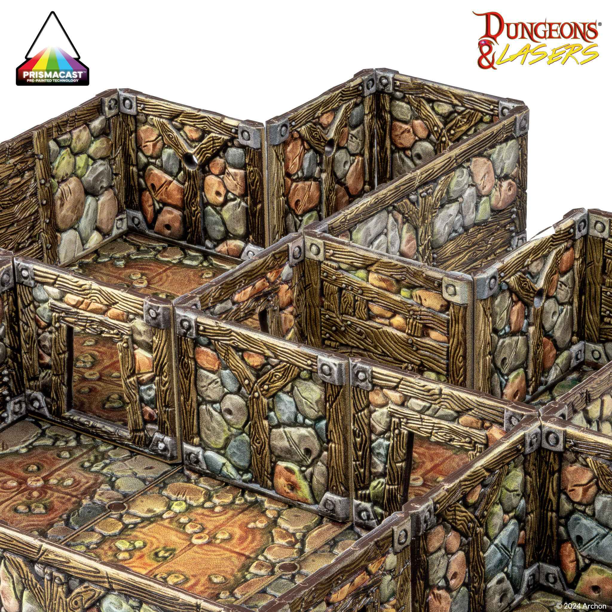 Dungeon&Lasers: Abandoned Mines: Pre-Painted