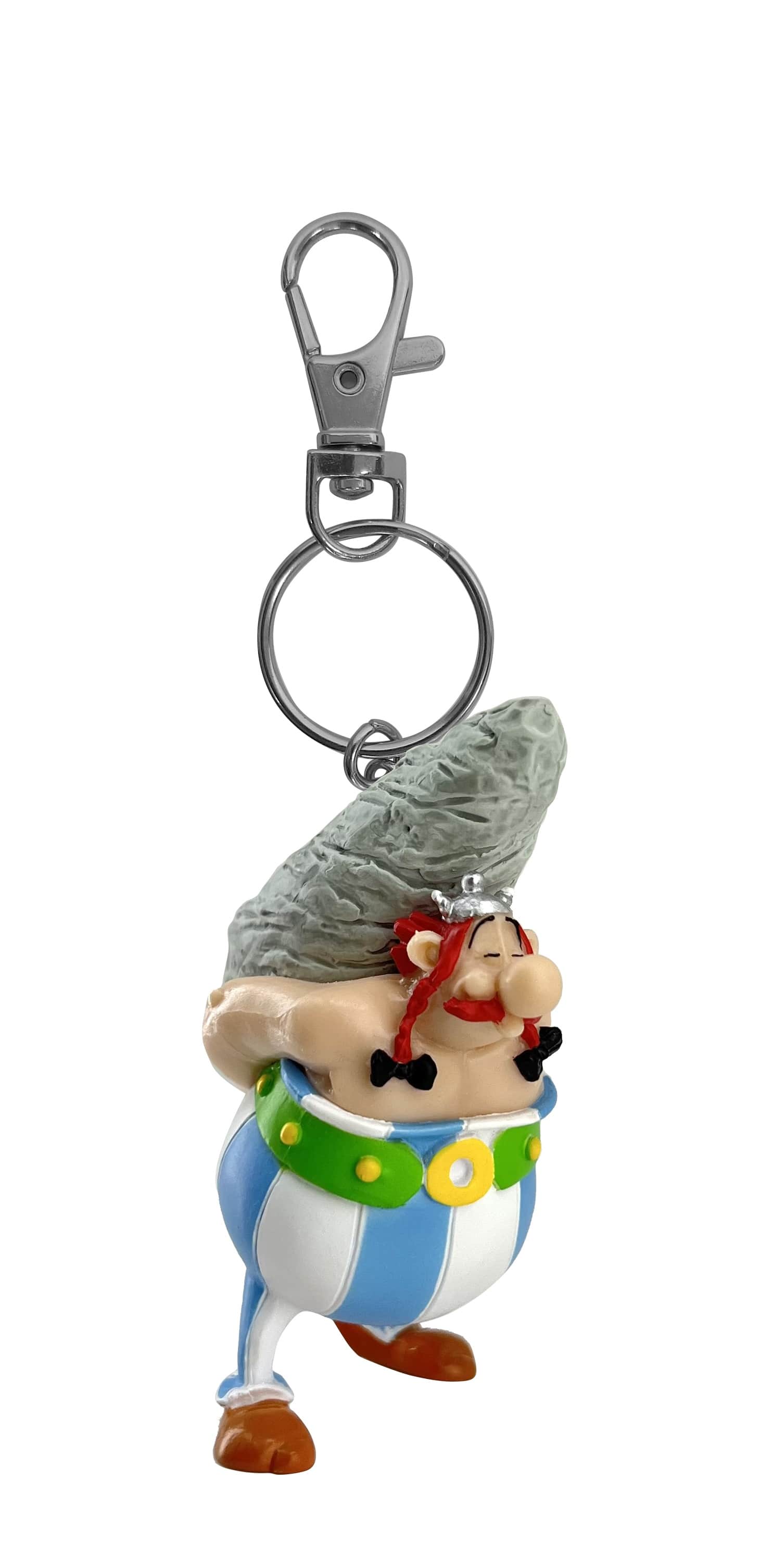 Obelix mit Hinkelstein - Schlüsselanhänger