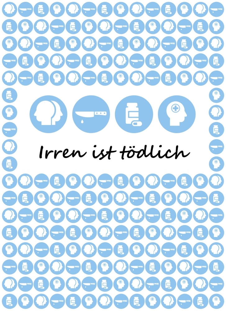 Irren ist tödlich – Krimi-Dinner Spiel für 4 Personen