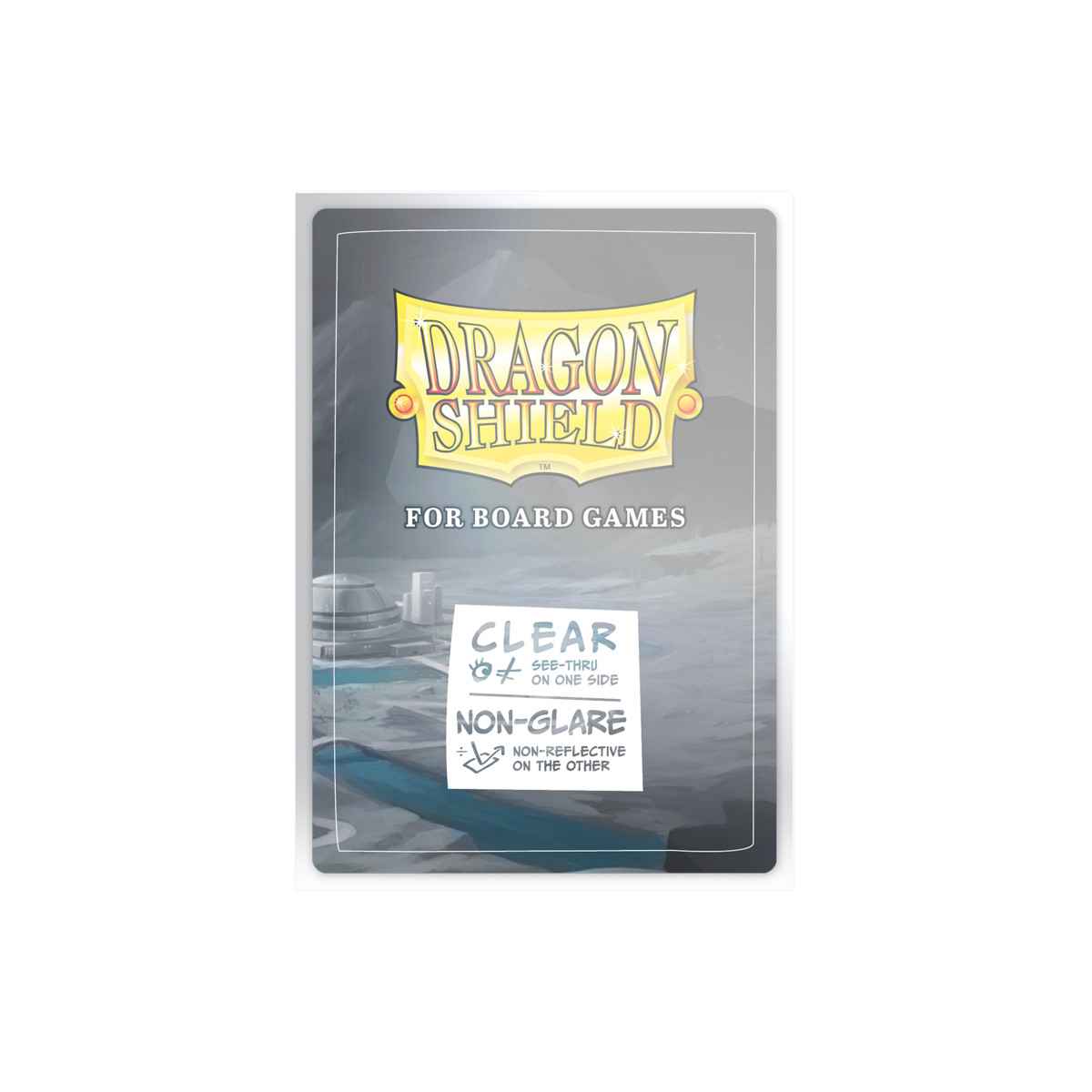 Dragon Shield: Board Game Sleeves Clear/NonGlare – Grand Standard (100)