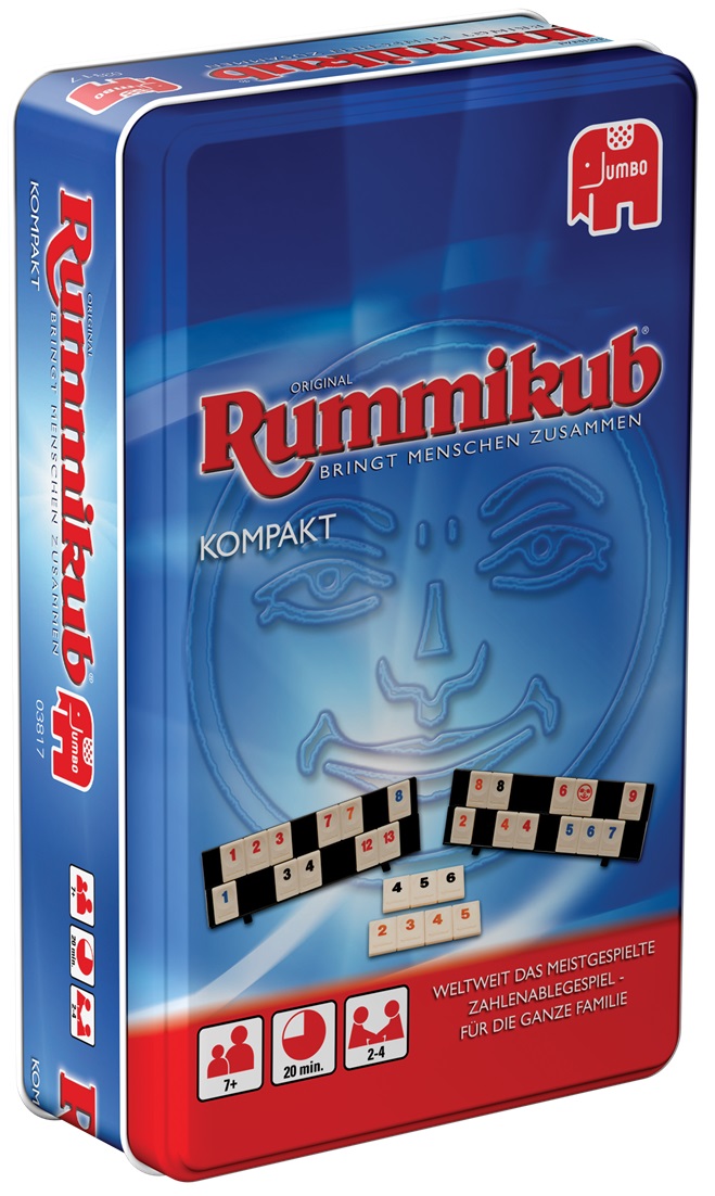 Original Rummikub – Kompakt in Metalldose