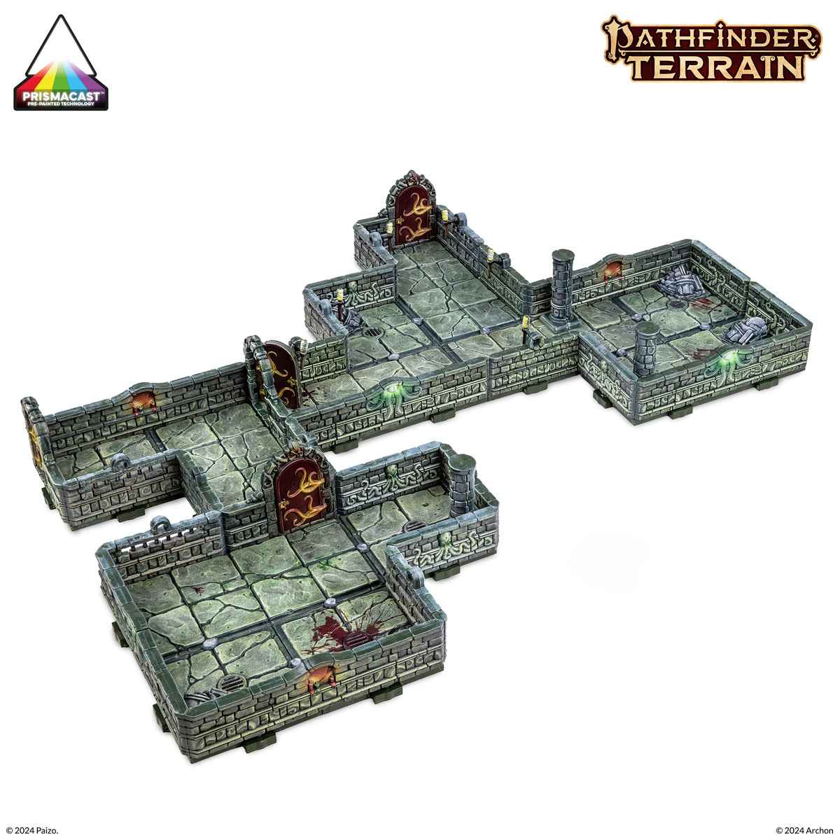 Dungeon&Lasers: Pathfinder Terrain: Abomination Vaults Pre-Painted