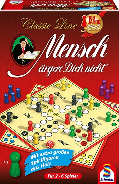 Classic Line: Mensch ärgere Dich nicht mit großen Spielfiguren