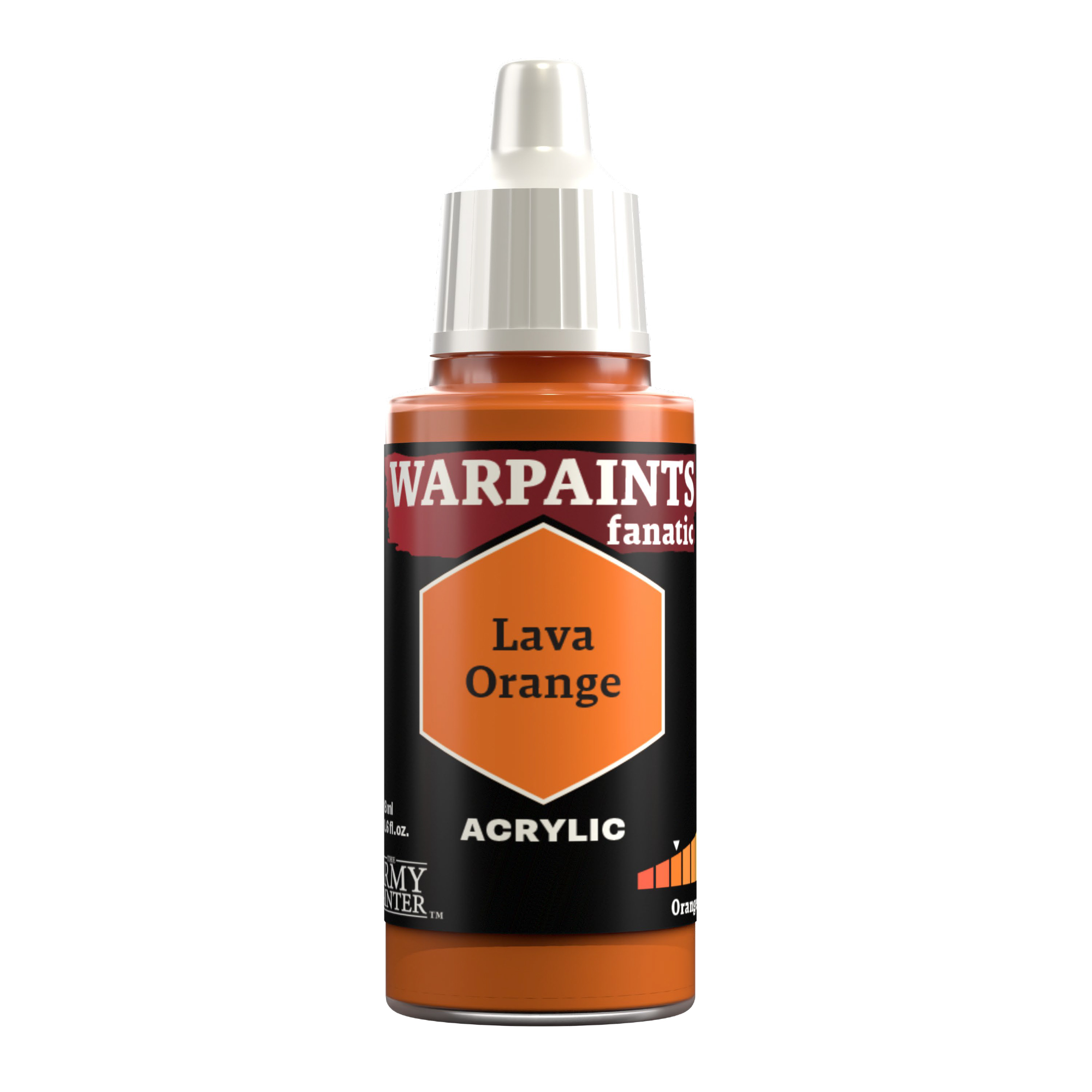 Army Painter Warpaints Fanatic: Lava Orange (6)