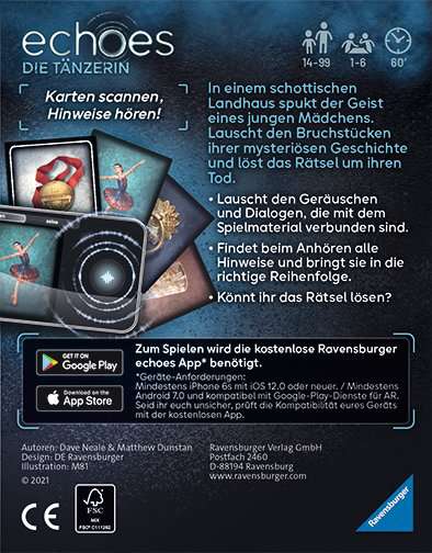 echoes: Die Tänzerin *Empfohlen Spiel des Jahres 2022*