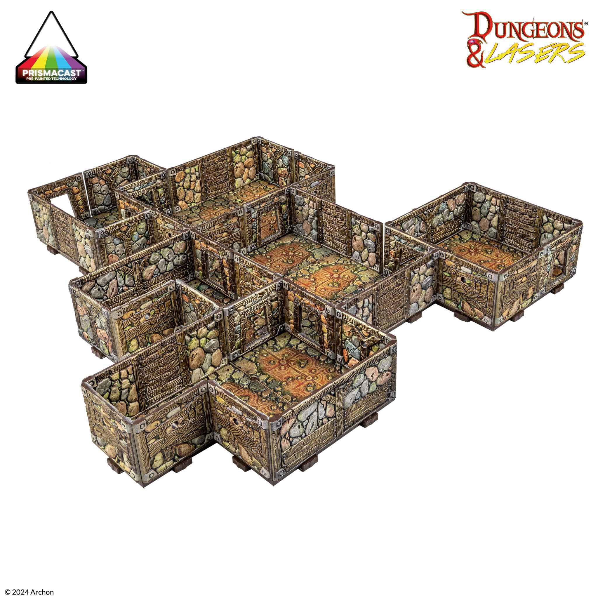 Dungeon&Lasers: Abandoned Mines: Pre-Painted