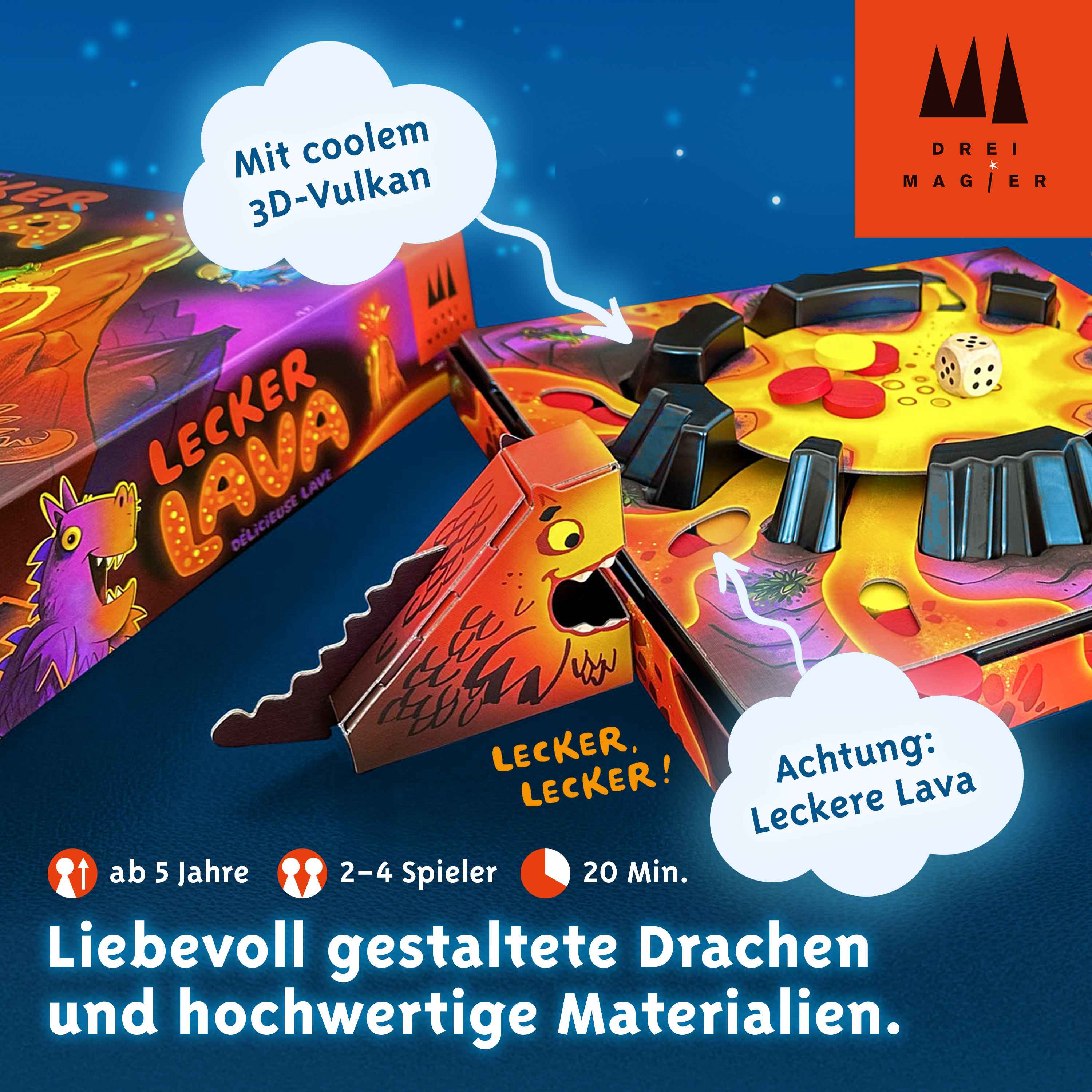 Lecker Lava *Empfohlen Kinderspiel des Jahres 2024*