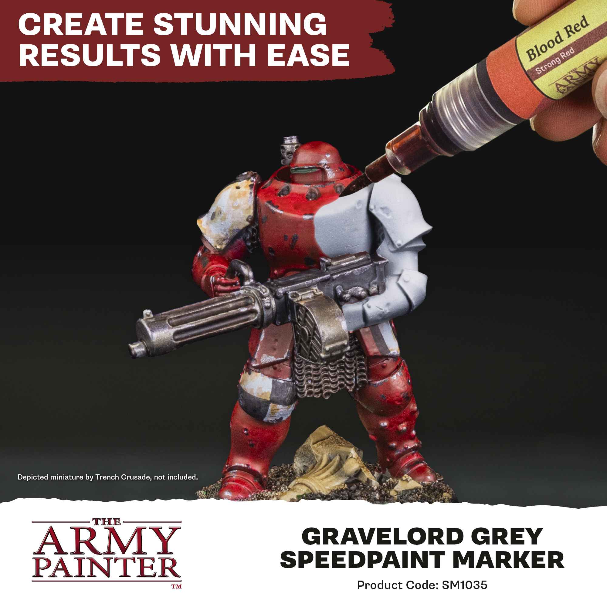 Army Painter Speedpaint: Marker Gravelord Grey (6)