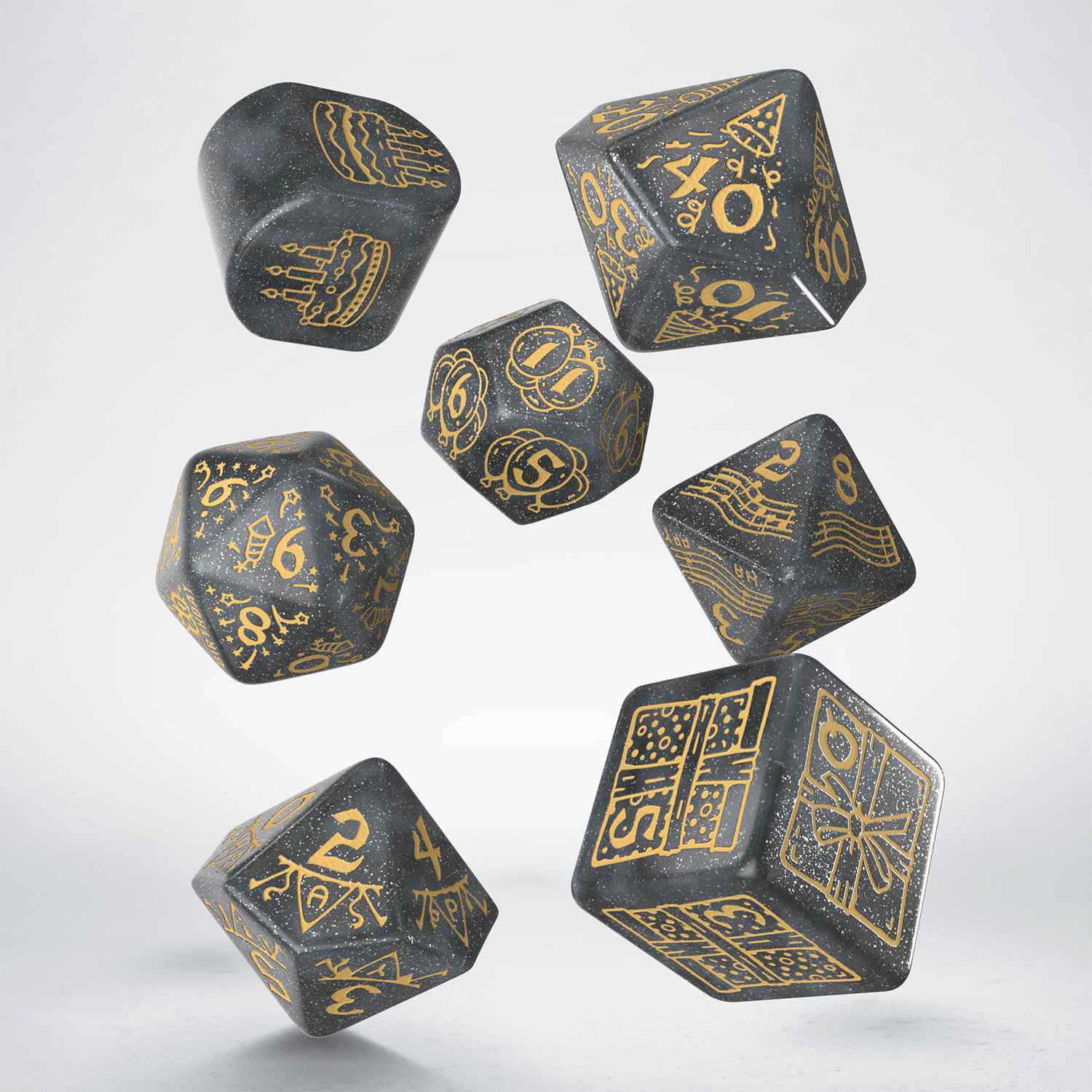 Happy Birthday Dice Set: Confetti