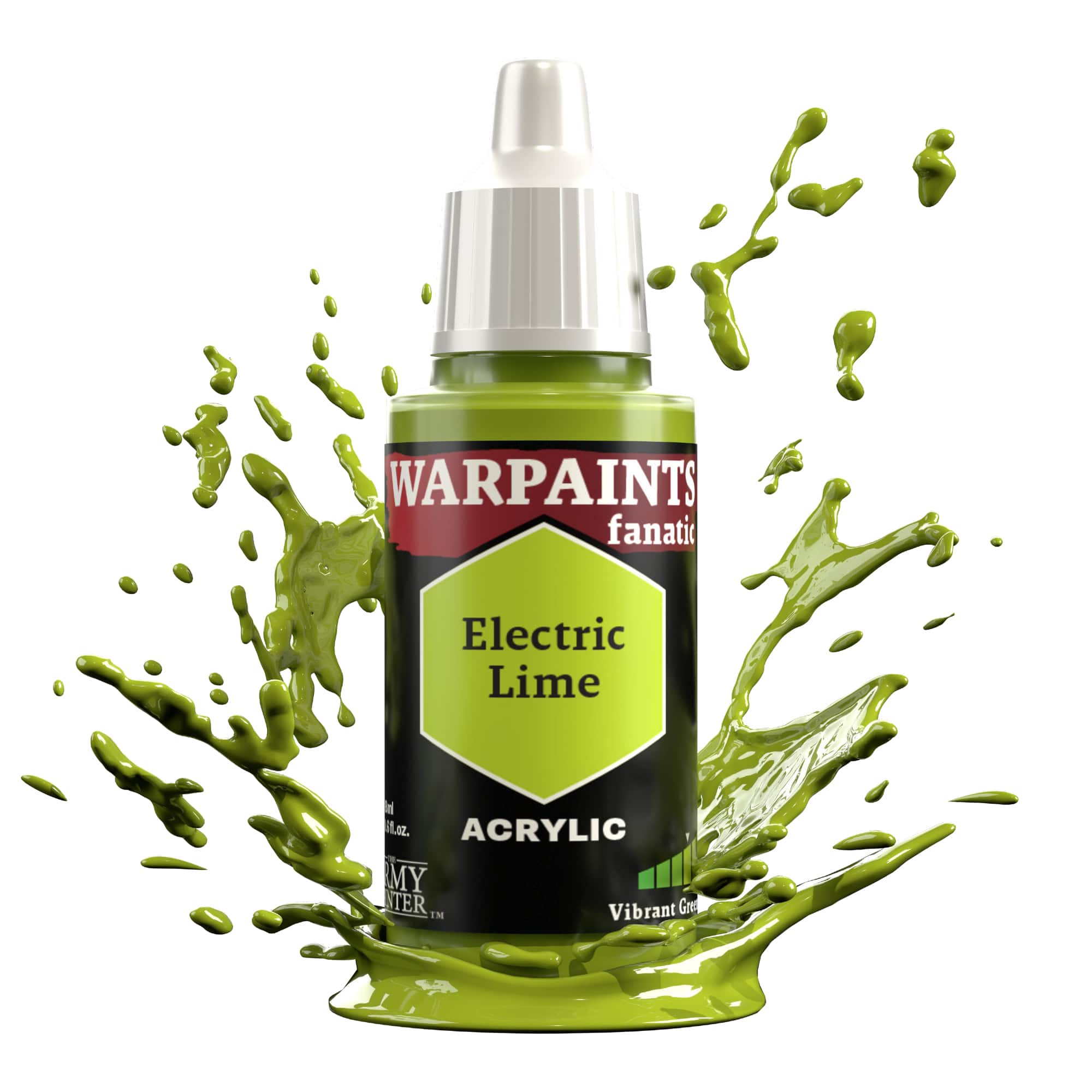Army Painter Warpaints Fanatic: Electric Lime (6)
