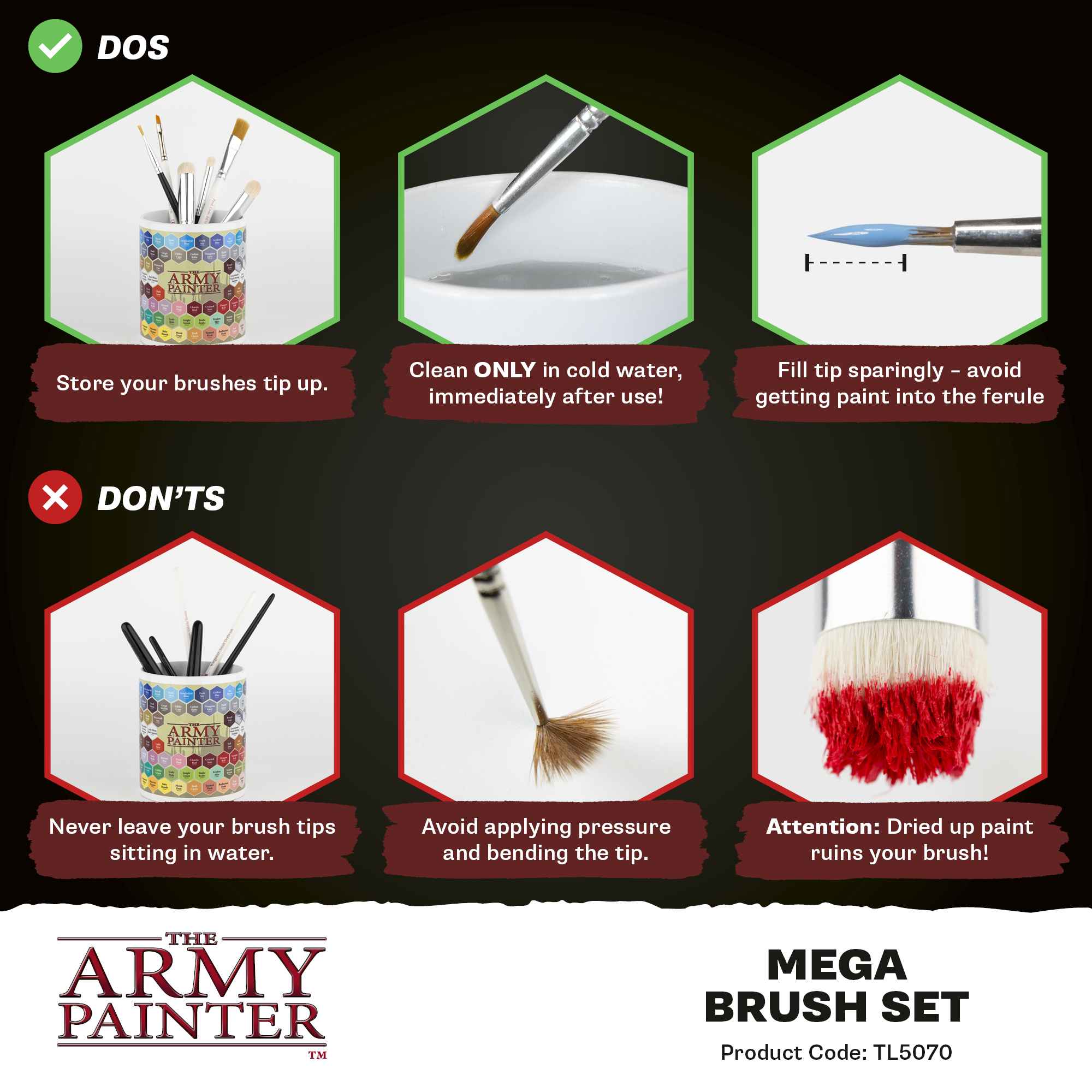 Army Painter - Mega Brush Set *new*
