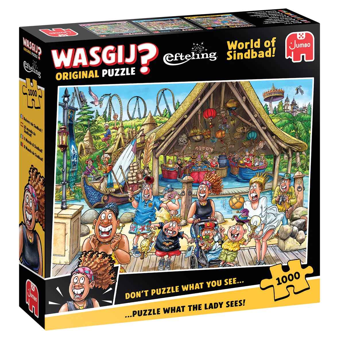 Wasgij Orginal Efteling 2025 – Die Welt von Sindbad  (1000 Teile)