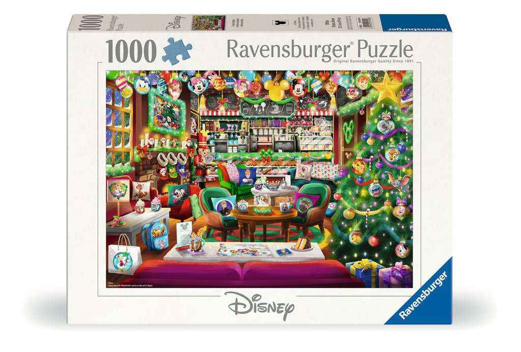 Puzzle: Disney Christmas Cafe (1000 Teile)