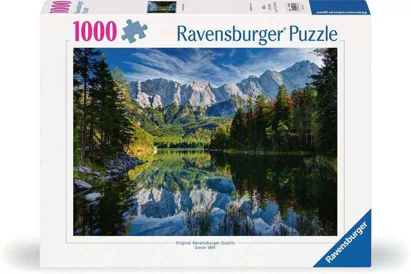 Puzzle: Eibsee mit Wettersteingebirge und Zugspitze (1000 Teile)