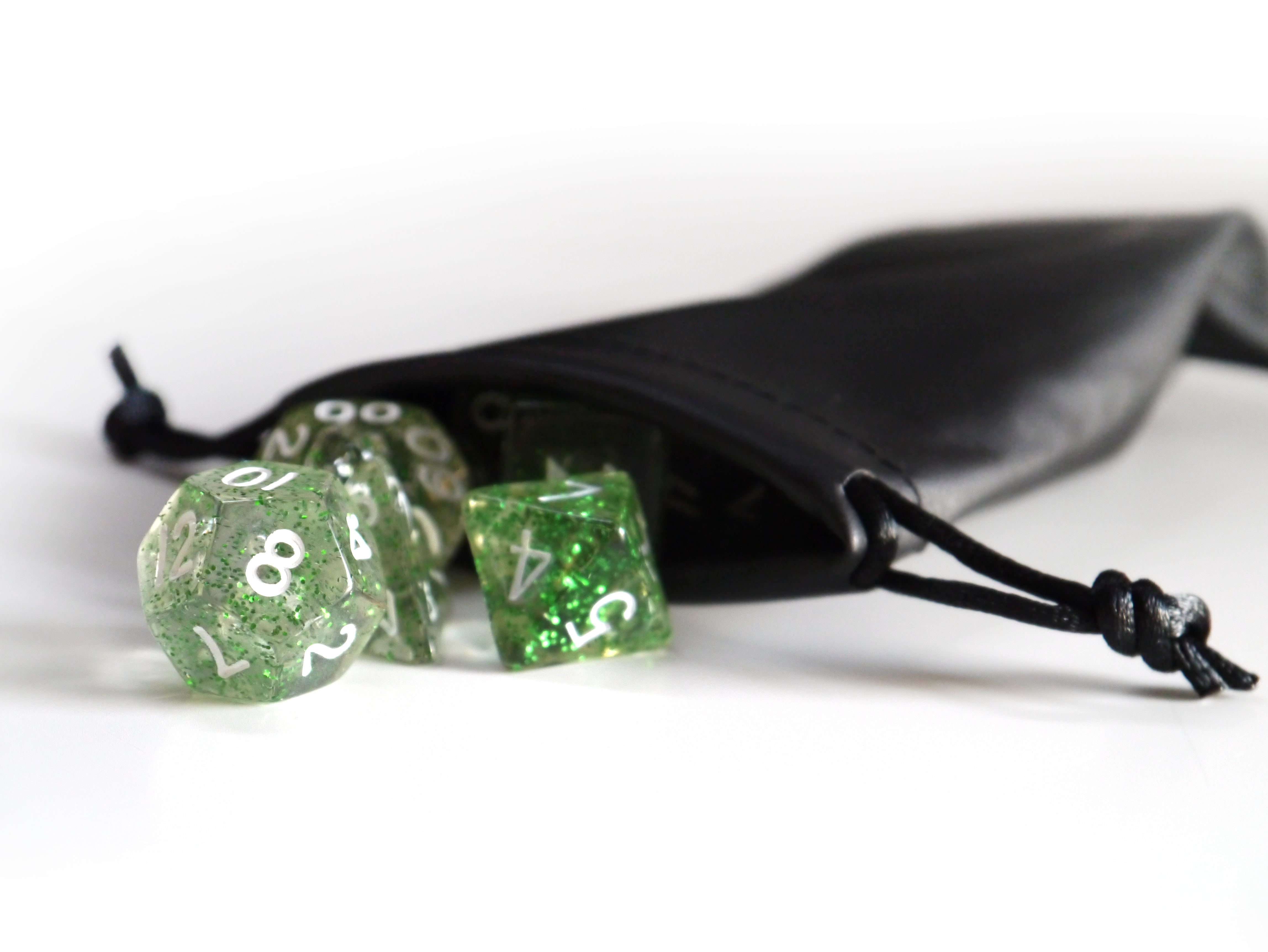Würfelset Confetti: Green (7)