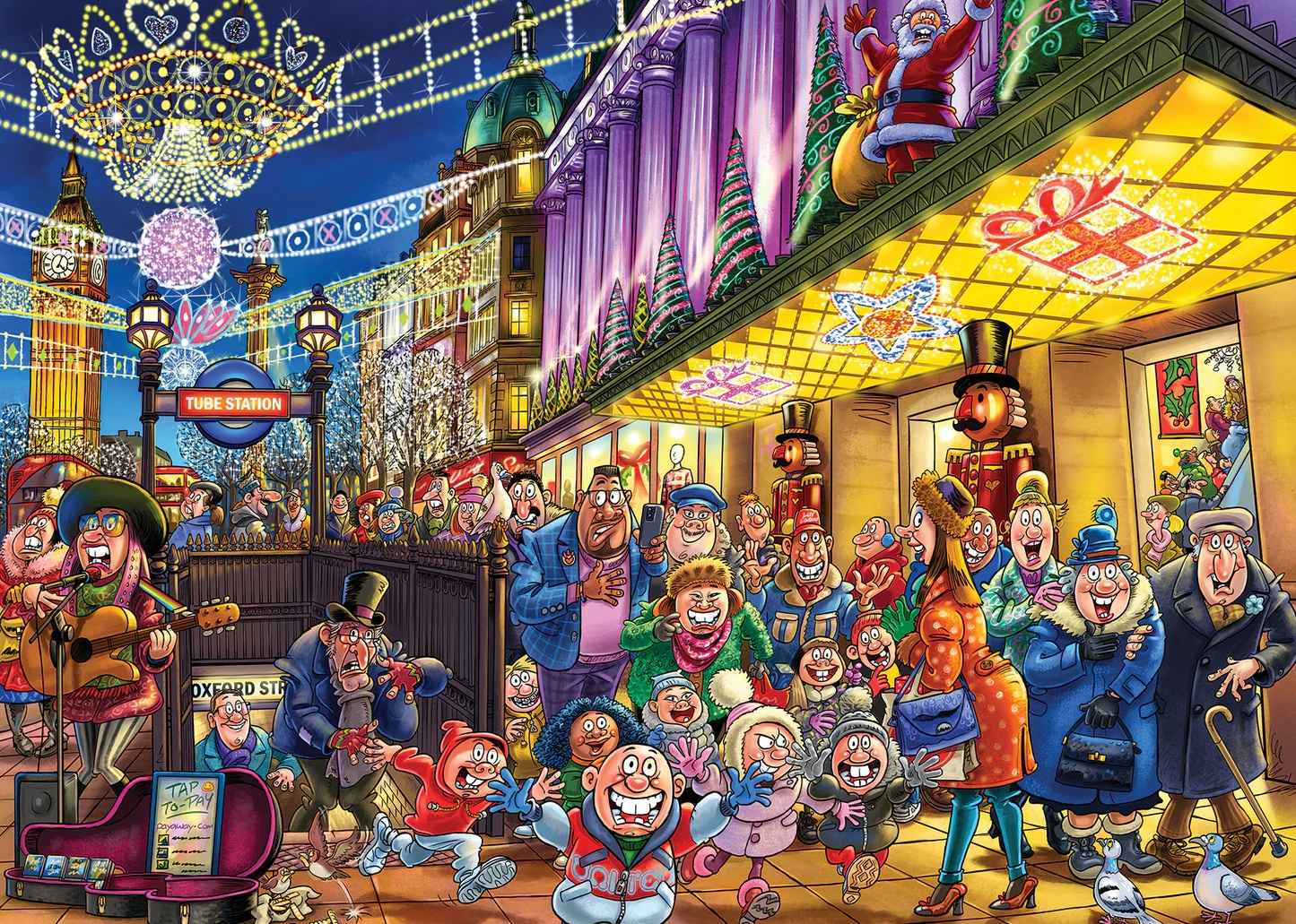 Wasgij Christmas 20 Christmas Carol (2x 1000 Teile)