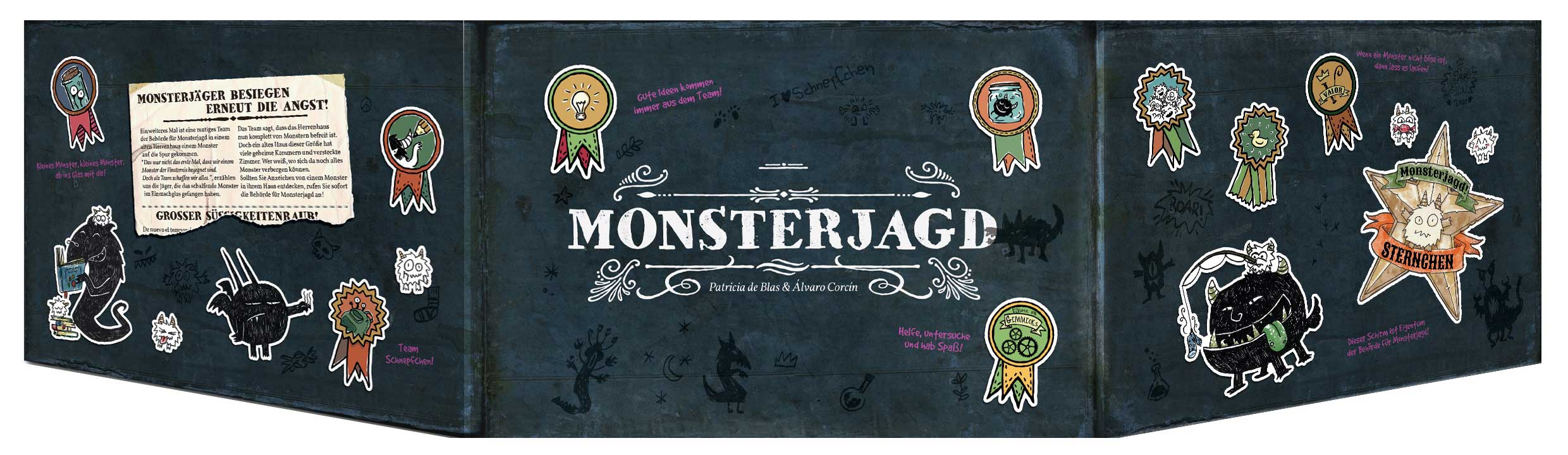 Monsterjagd! – Meisterjäger*innen-Sichtschirm