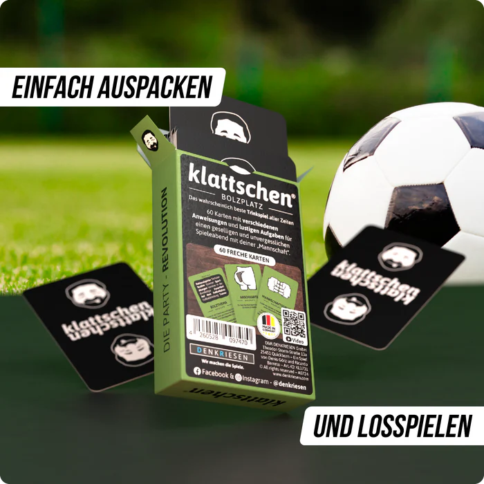 klattschen – BOLZPLATZ EDITION Das wahrscheinlich beste Trinkspiel aller Zeiten