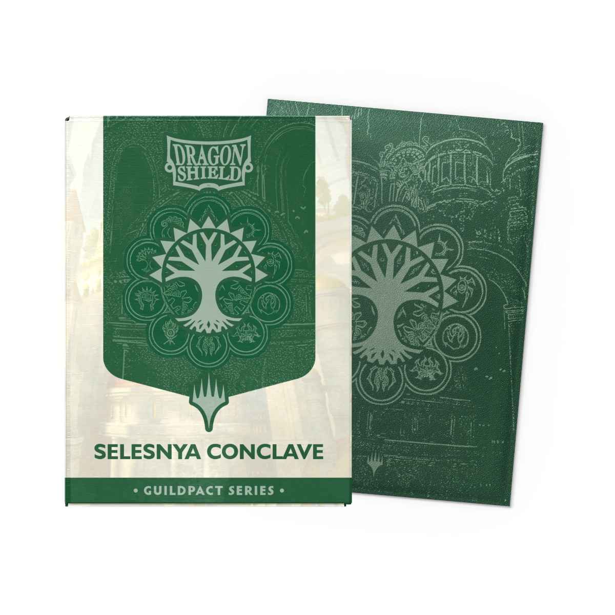 Dragon Shield: Dual Matte Art Sleeves – Guildpact Series - Selesnya Conclave