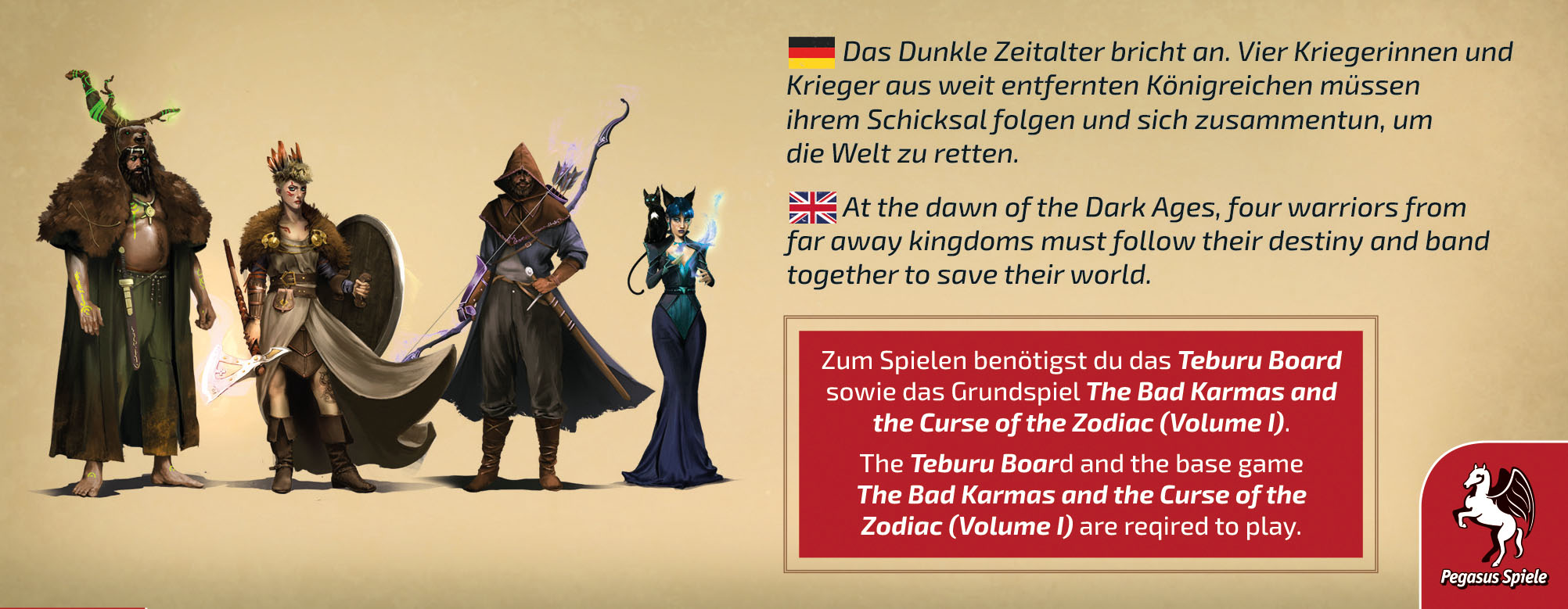 Teburu: The Bad Karmas and the Curse of the Zodiac: The Dark Ages Heroes [Erweiterung]