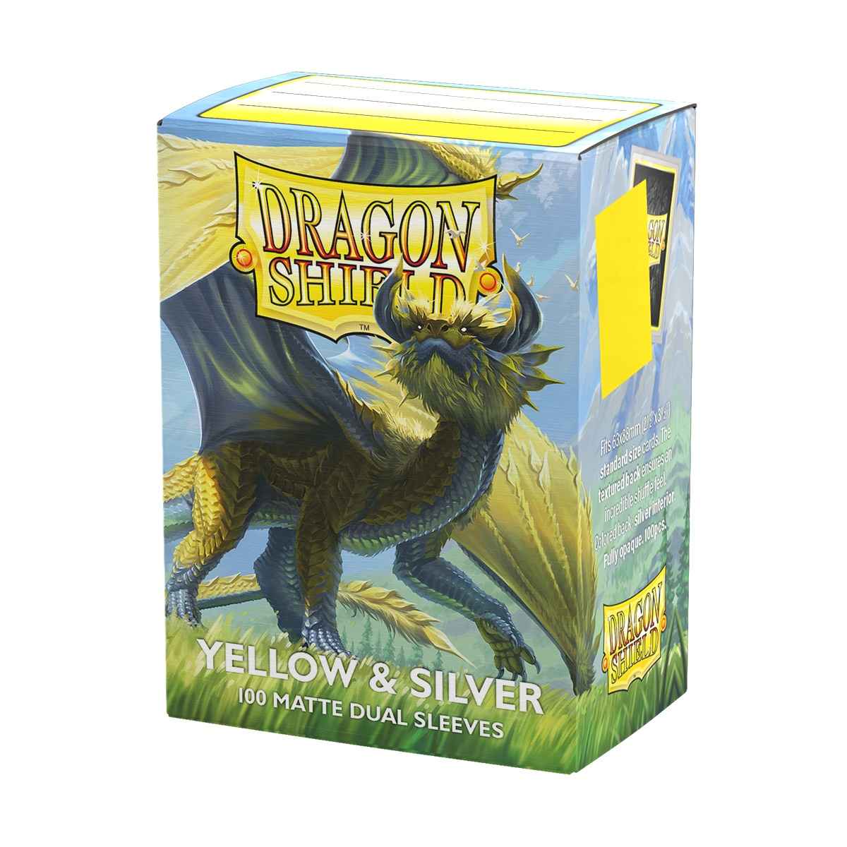 Dragon Shield: Matte – Dual Yellow & Silver(100)