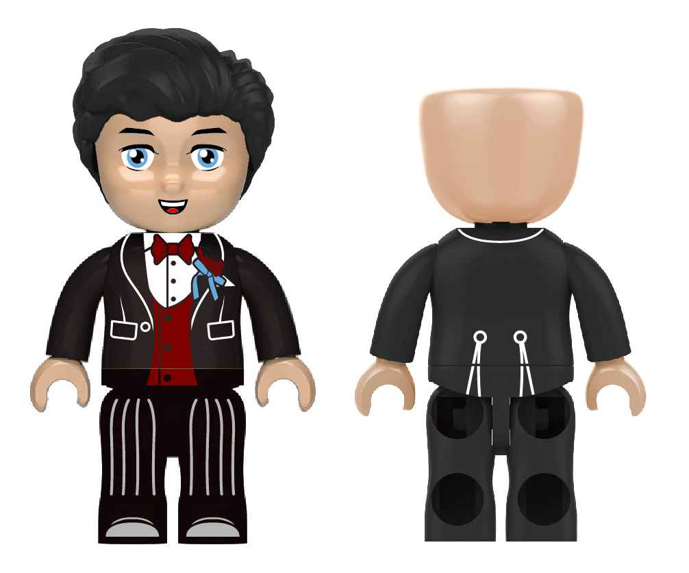 Bricity KIDDIZ Figuren-Pack: Hochzeit