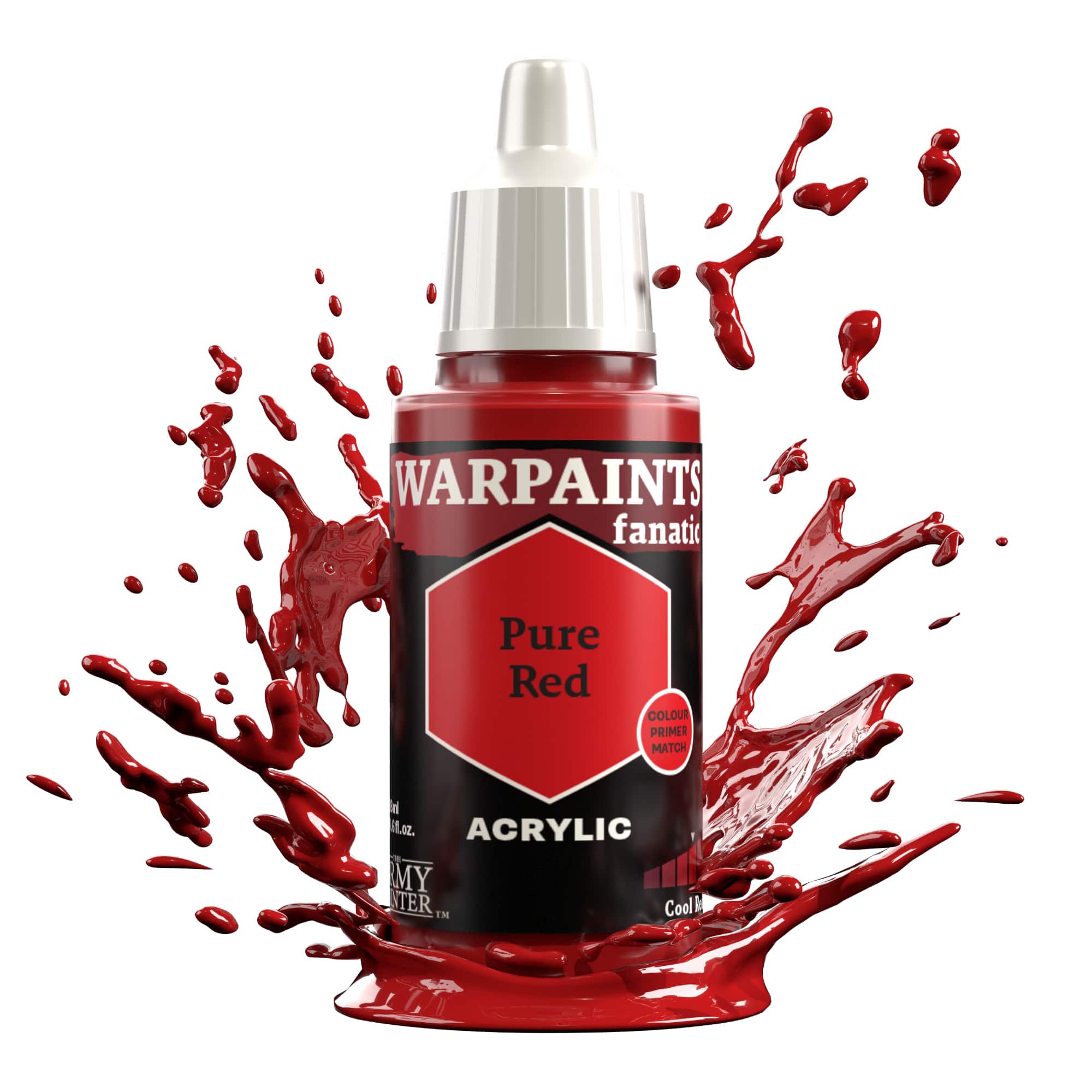 Army Painter Warpaints Fanatic: Pure Red (6)