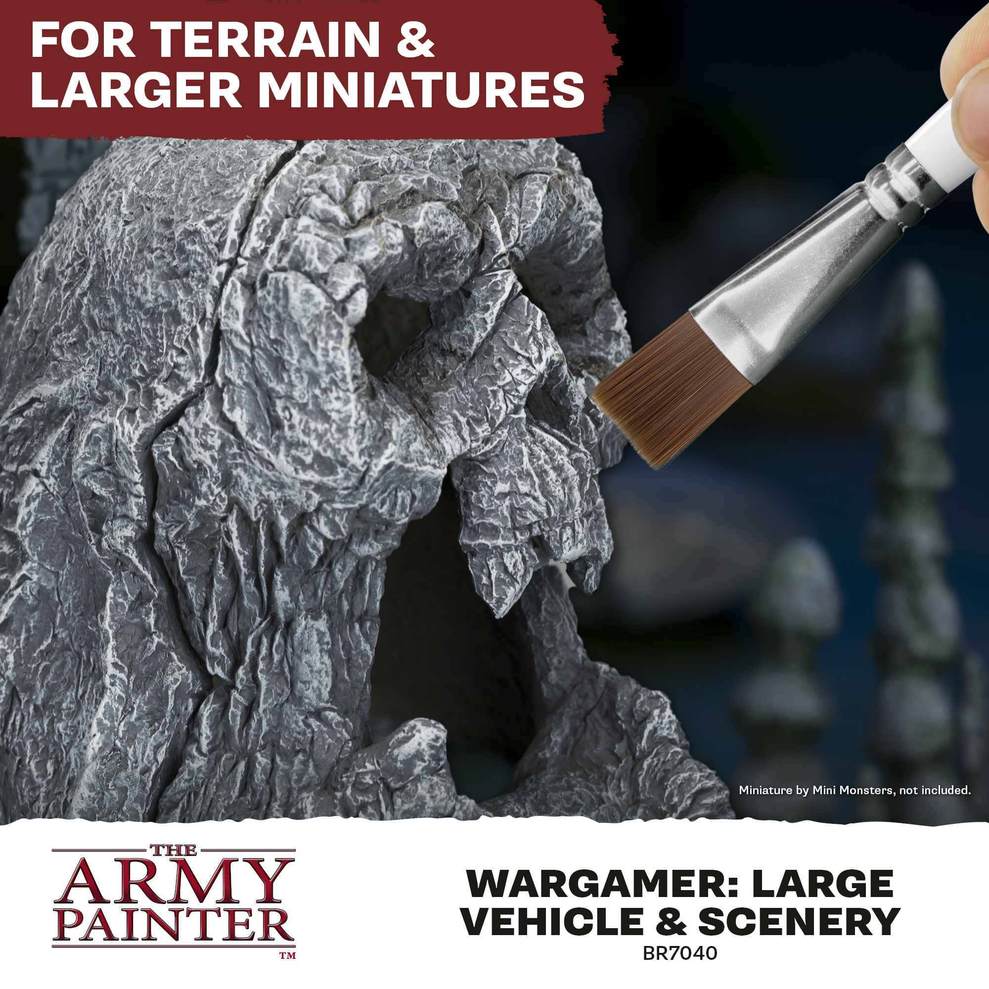 Wargamer Brush - Large Vehicle & Scenery *new* (10)