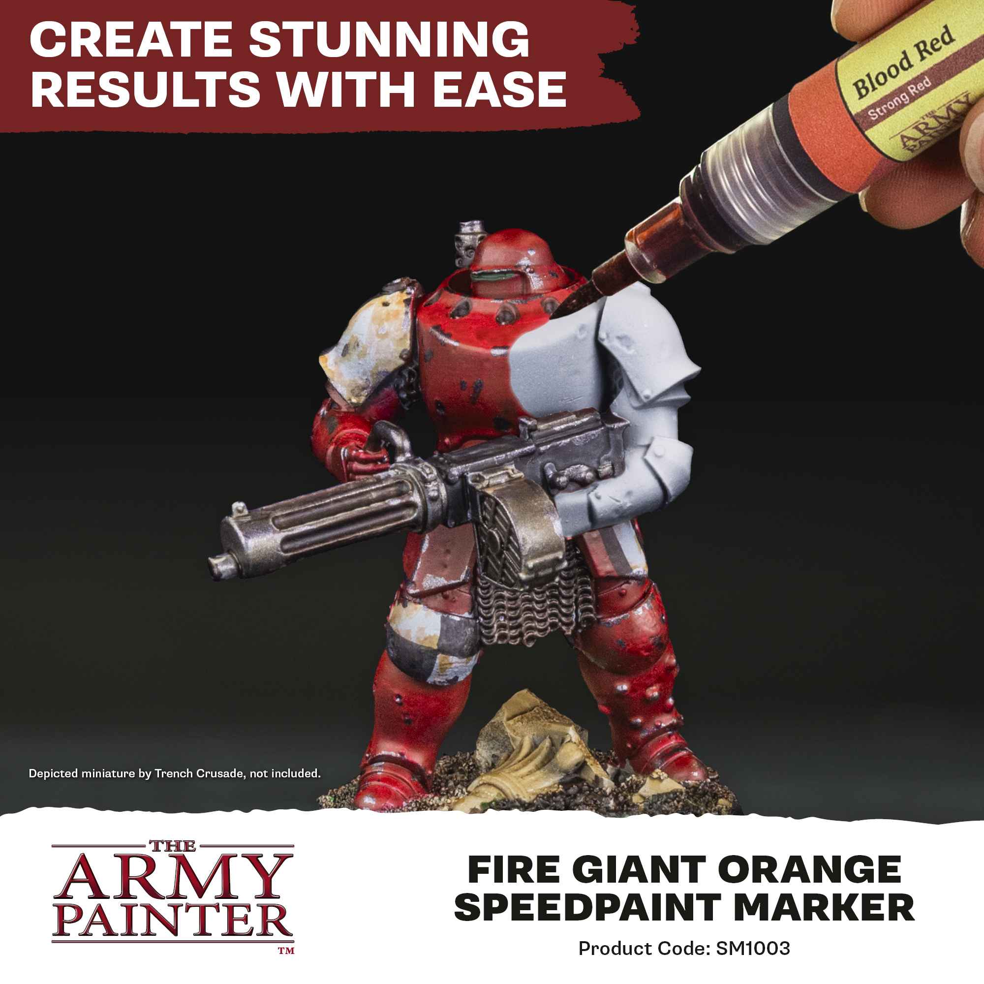 Army Painter Speedpaint: Marker Fire Giant Orange (6)