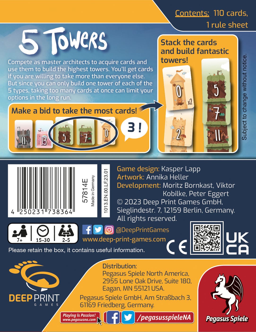 5 Towers (Deep Print Games) (English Edition)