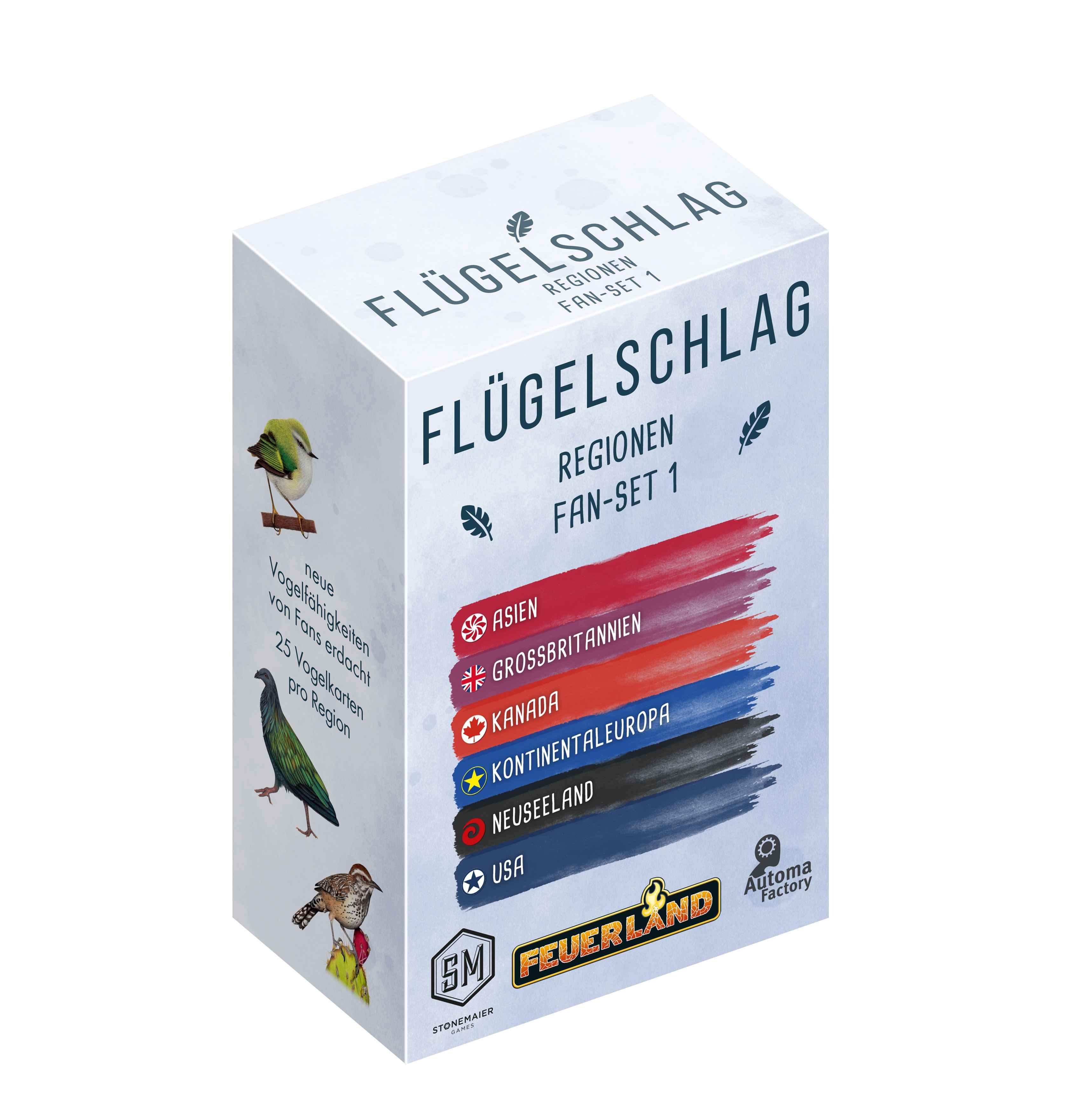 Flügelschlag: Regionen Fan Set 1