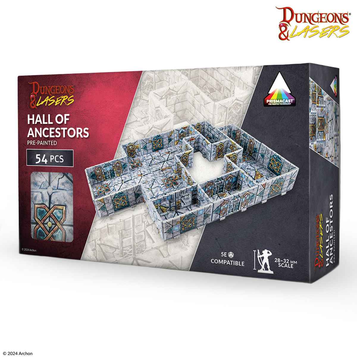 Dungeon&Lasers: Halls Of Ancestors: Pre-Painted
