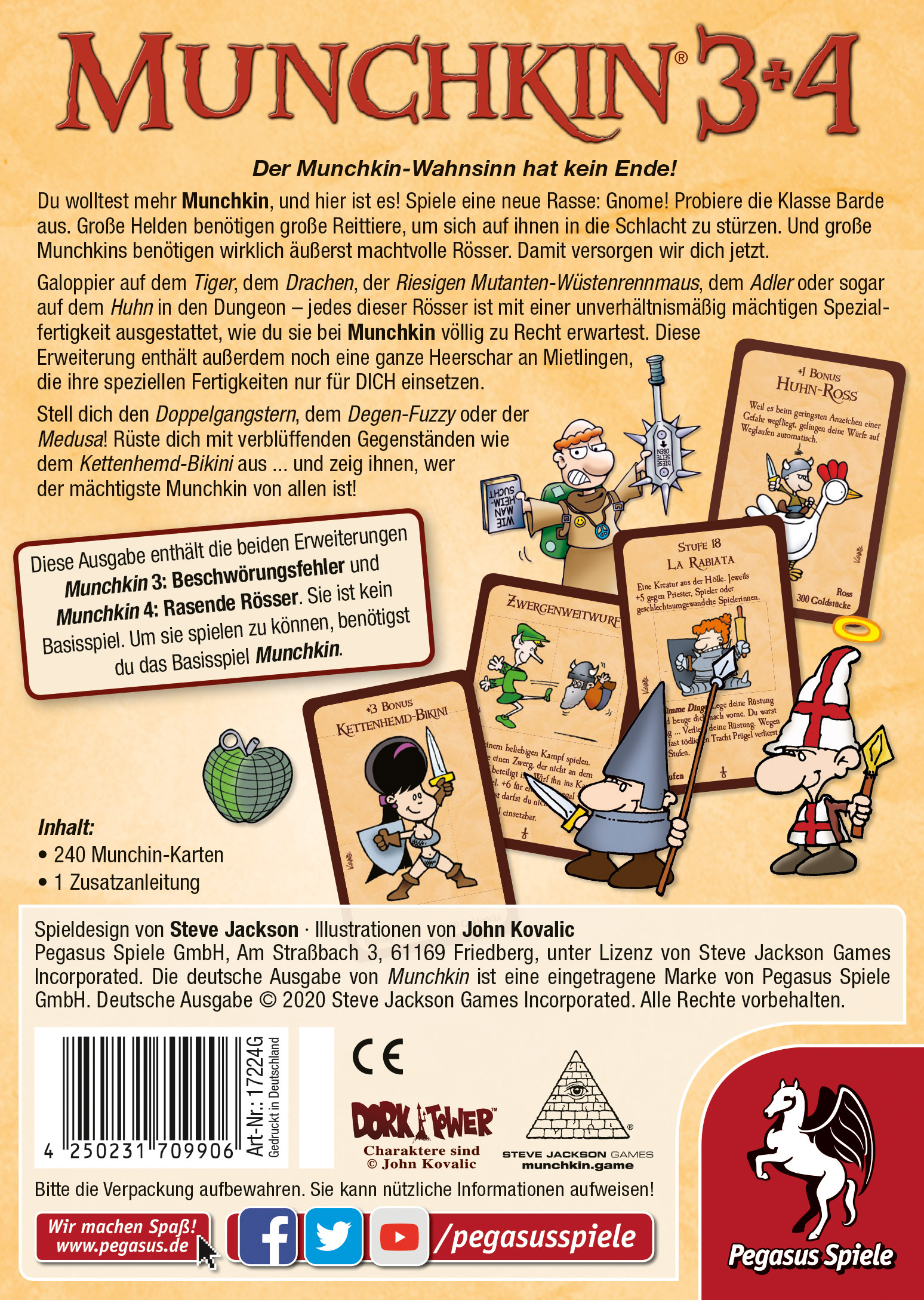 Munchkin 3+4 [Erweiterung]