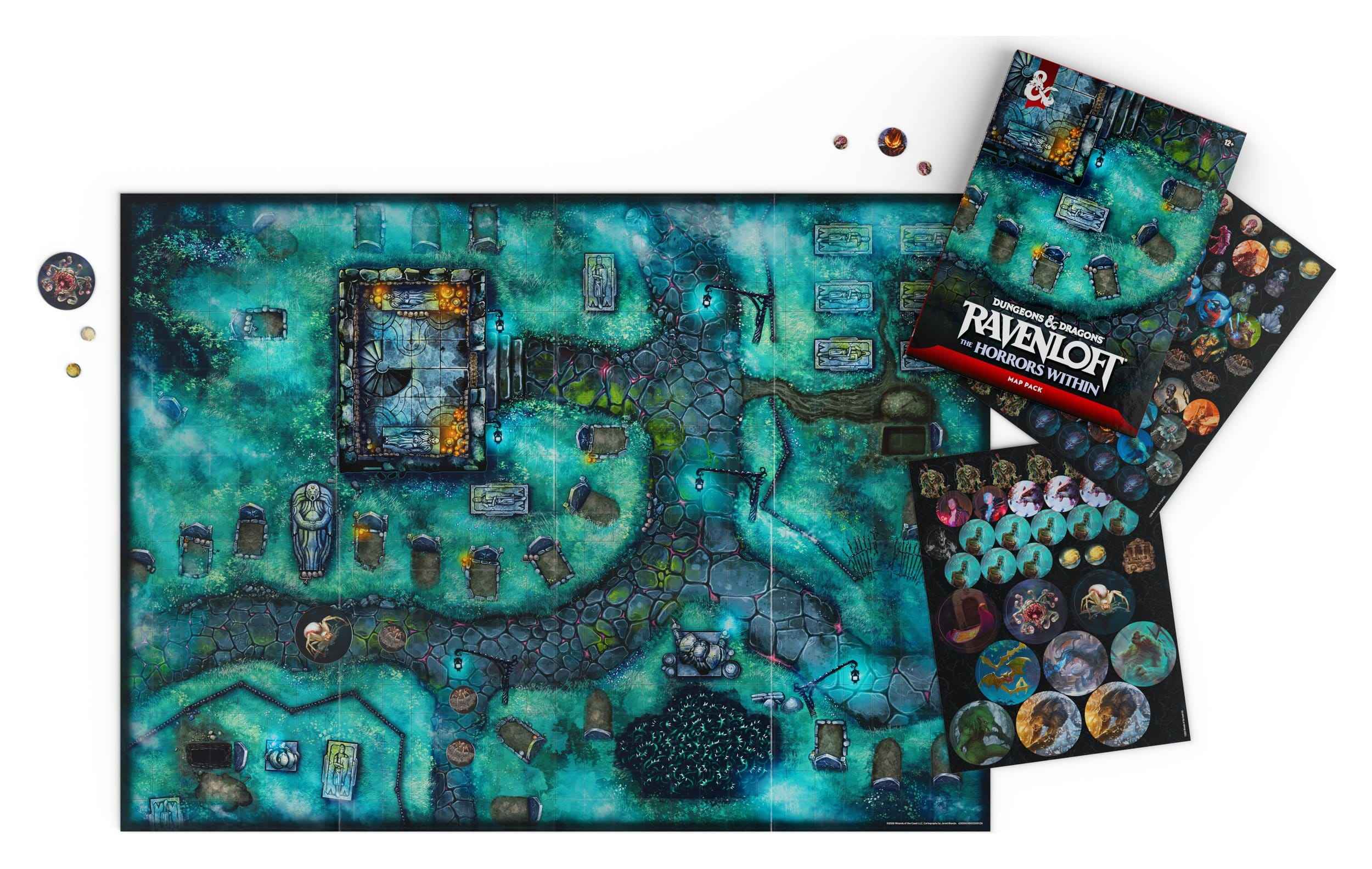 D&D: RPG Ravenloft: The Horrors Within Map Set ( englisch)