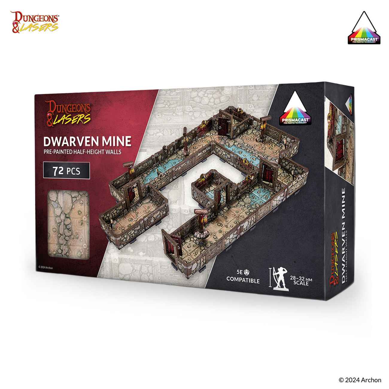 Dungeon&Lasers: Dwarven Mine: Pre-Painted